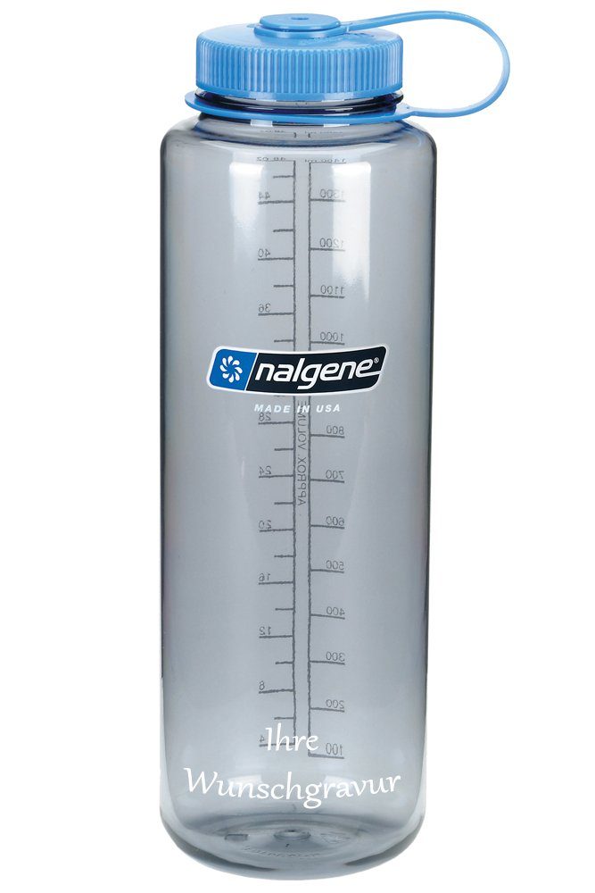 Nalgene Trinkflasche Nalgene Trinkflasche 'WH Silo' - 1,5 L grau - mit Namensgravur