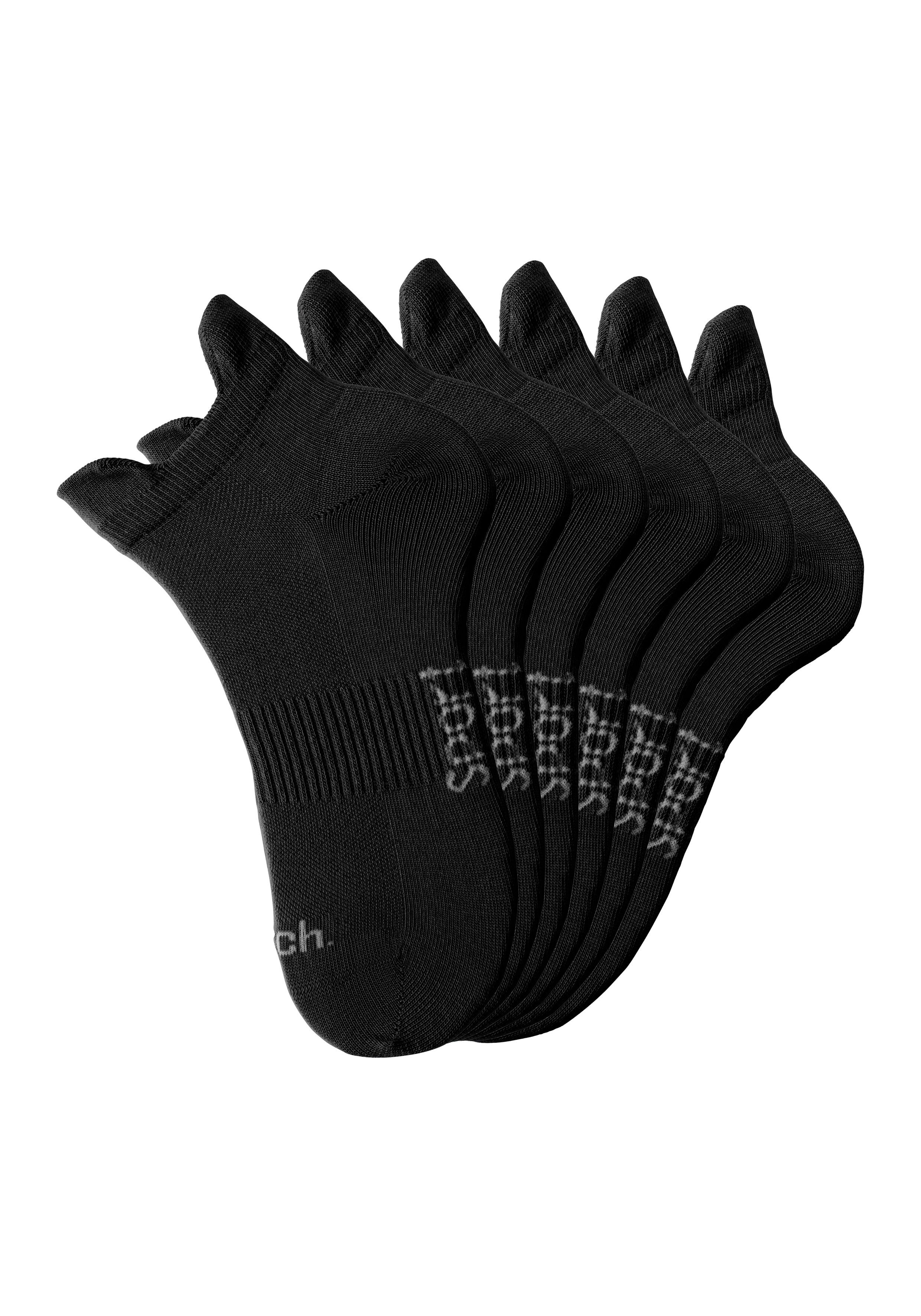 Bench. Sneakersocken (Packung, 6-Paar) mit feiner Mesh Konstruktion und Mittelfußgummi