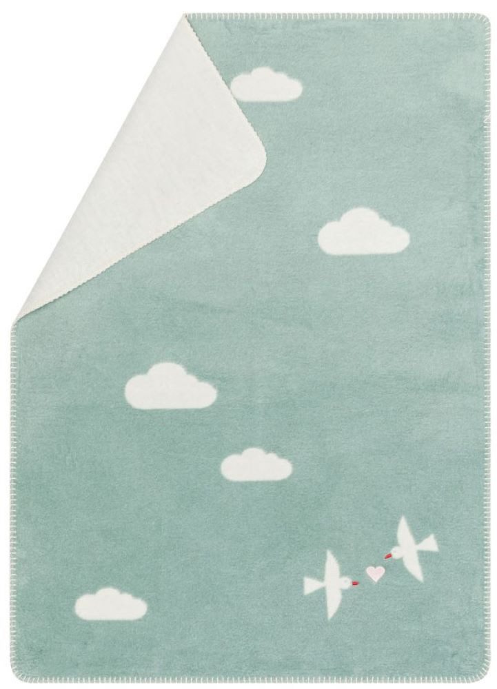 Babydecke Panda mit Stick 'Lovebirds' 75 günstig online kaufen