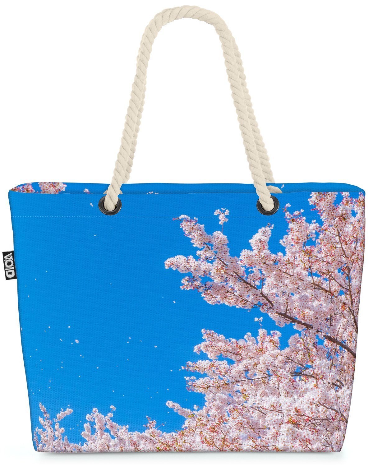 japanisch reise Sakura japan Kirschblüten Himmel urlaub (1-tlg), Baum Strandtasche sommer g VOID