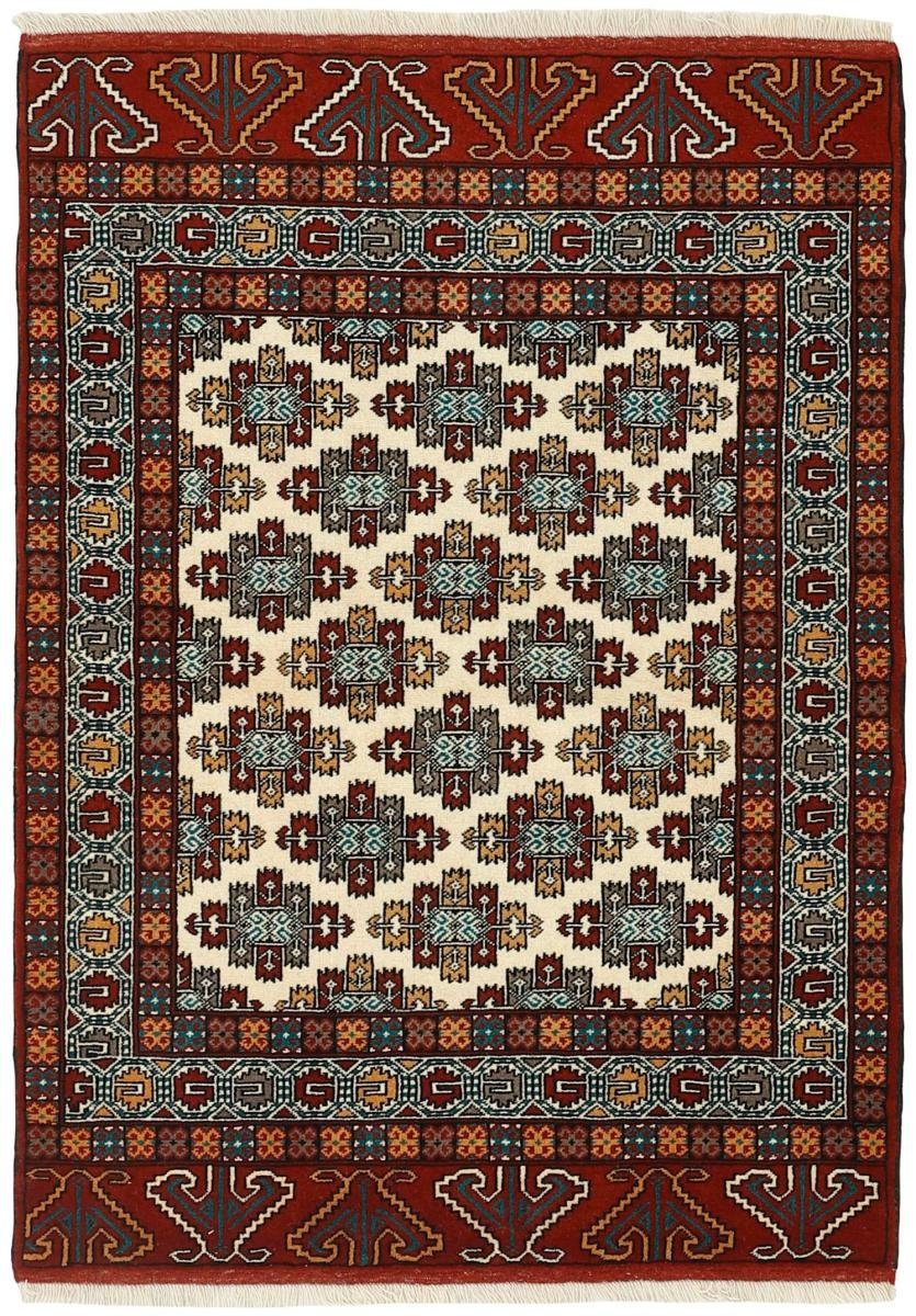Orientteppich Turkaman 107x152 Handgeknüpfter Orientteppich / Perserteppich, Nain Trading, rechteckig, Höhe: 6 mm
