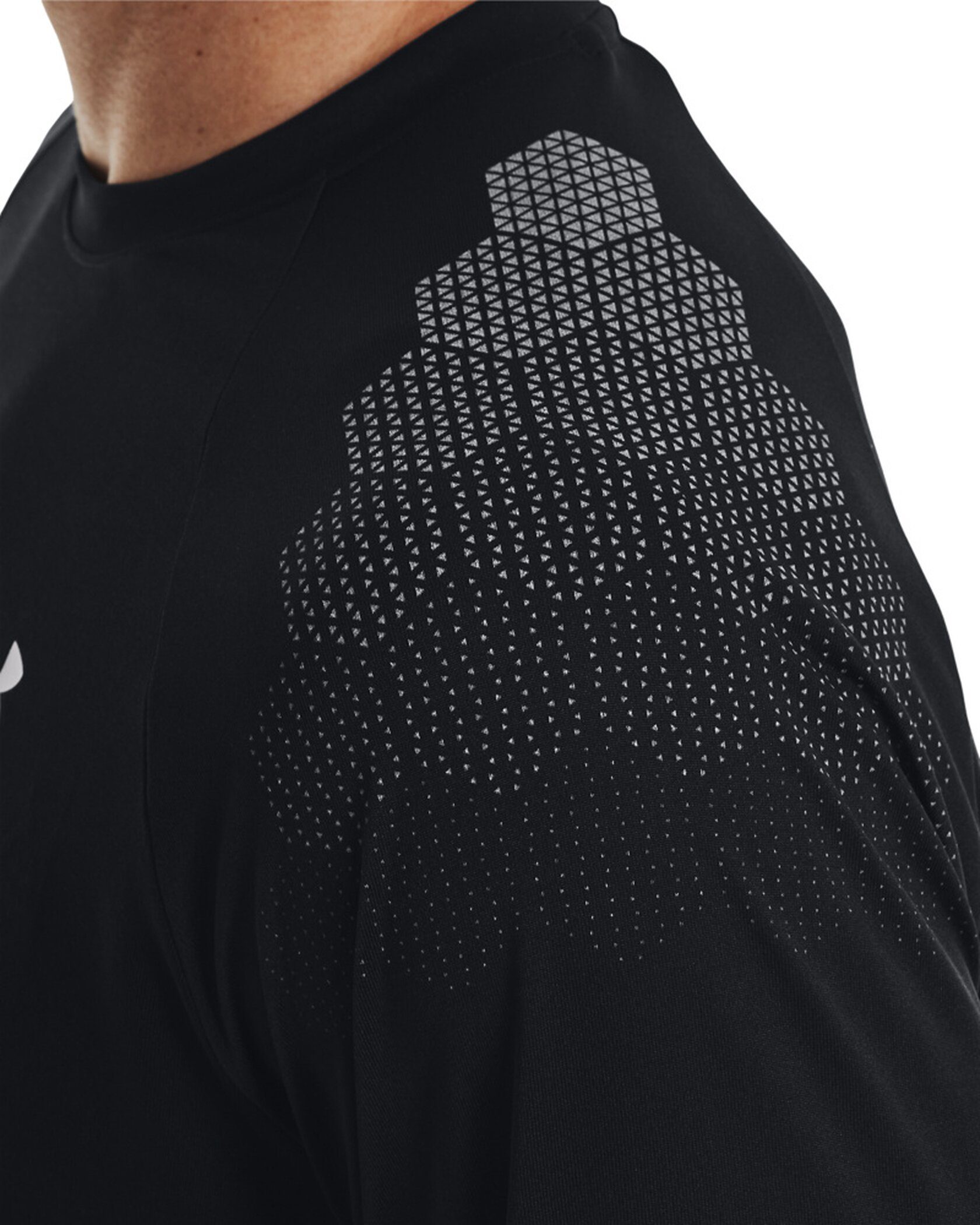 Langarmshirt Armour® Under BLACK 001 LS UA ARMOURPRINT