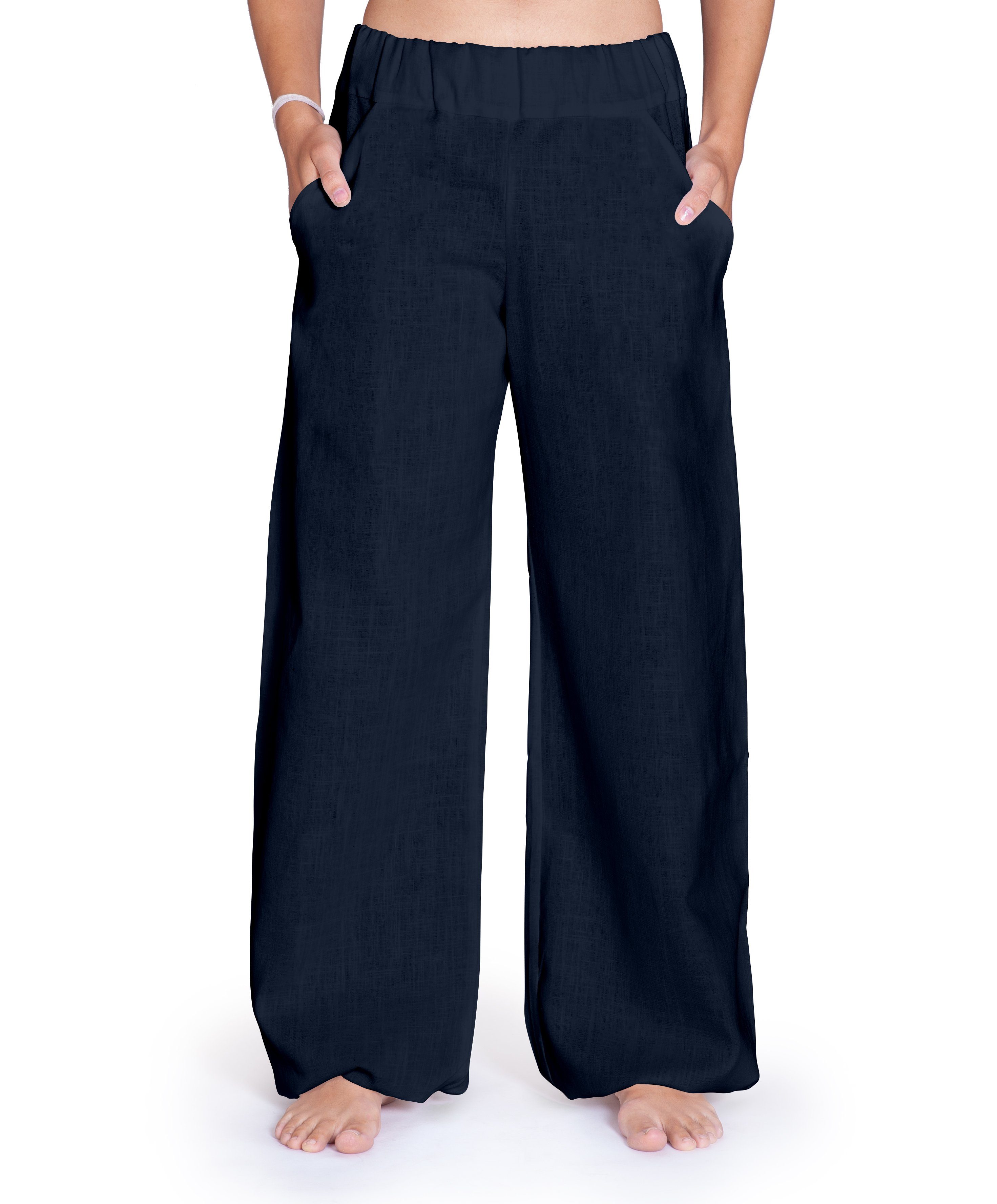 Leinenhose Leinenhose marine DELIGHT SCHAZAD