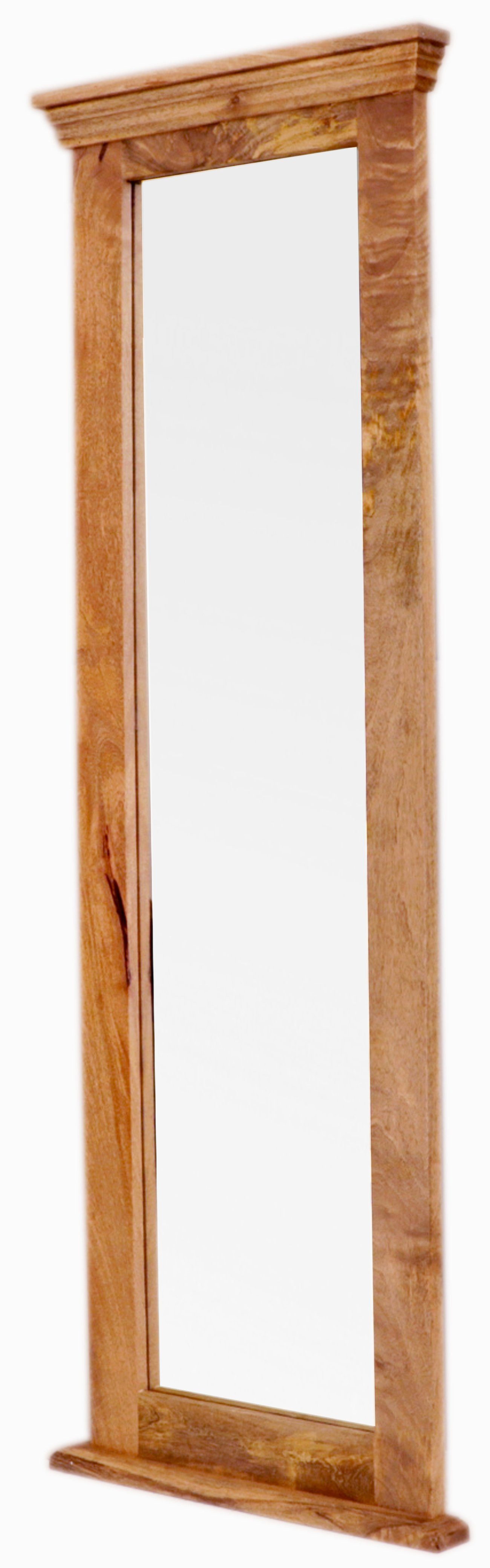 Indischesmoebelhausde Spiegel Spiegel Guru 60x170 aus Mango-Massivholz