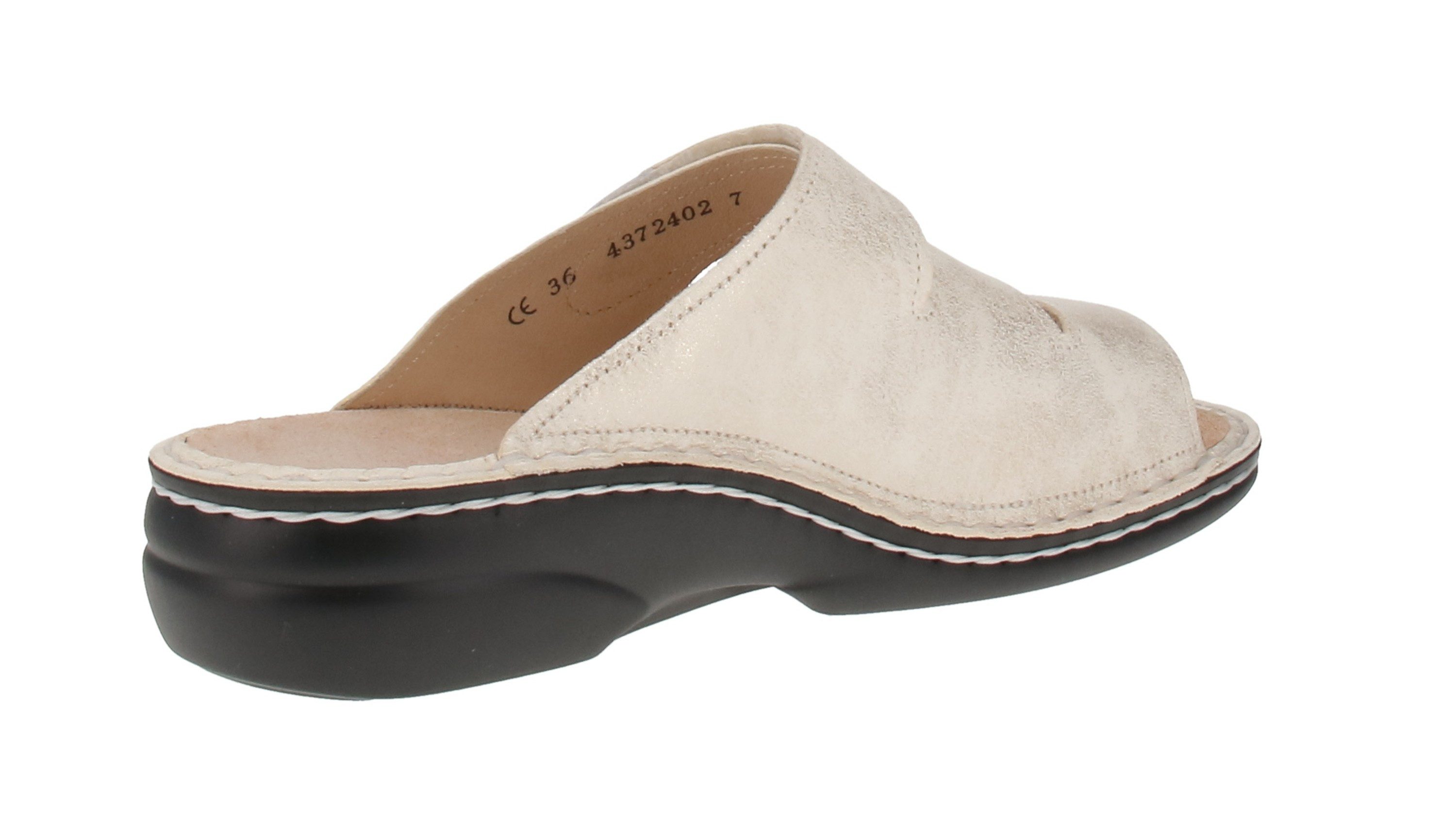 Finn Comfort Finn Comfort 02554-902898 Kos - Damen Pantolette - Oro-Latte Sandale