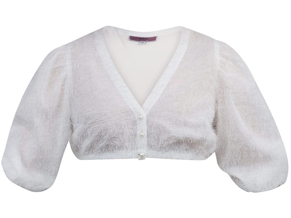 Madame Marie Dirndlbluse Dirndlbluse Kühbach ecru