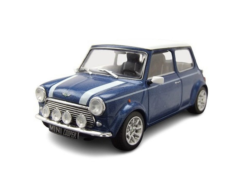 Solido Modellauto Mini Cooper S 1994 blau metallic, Maßstab 1:43