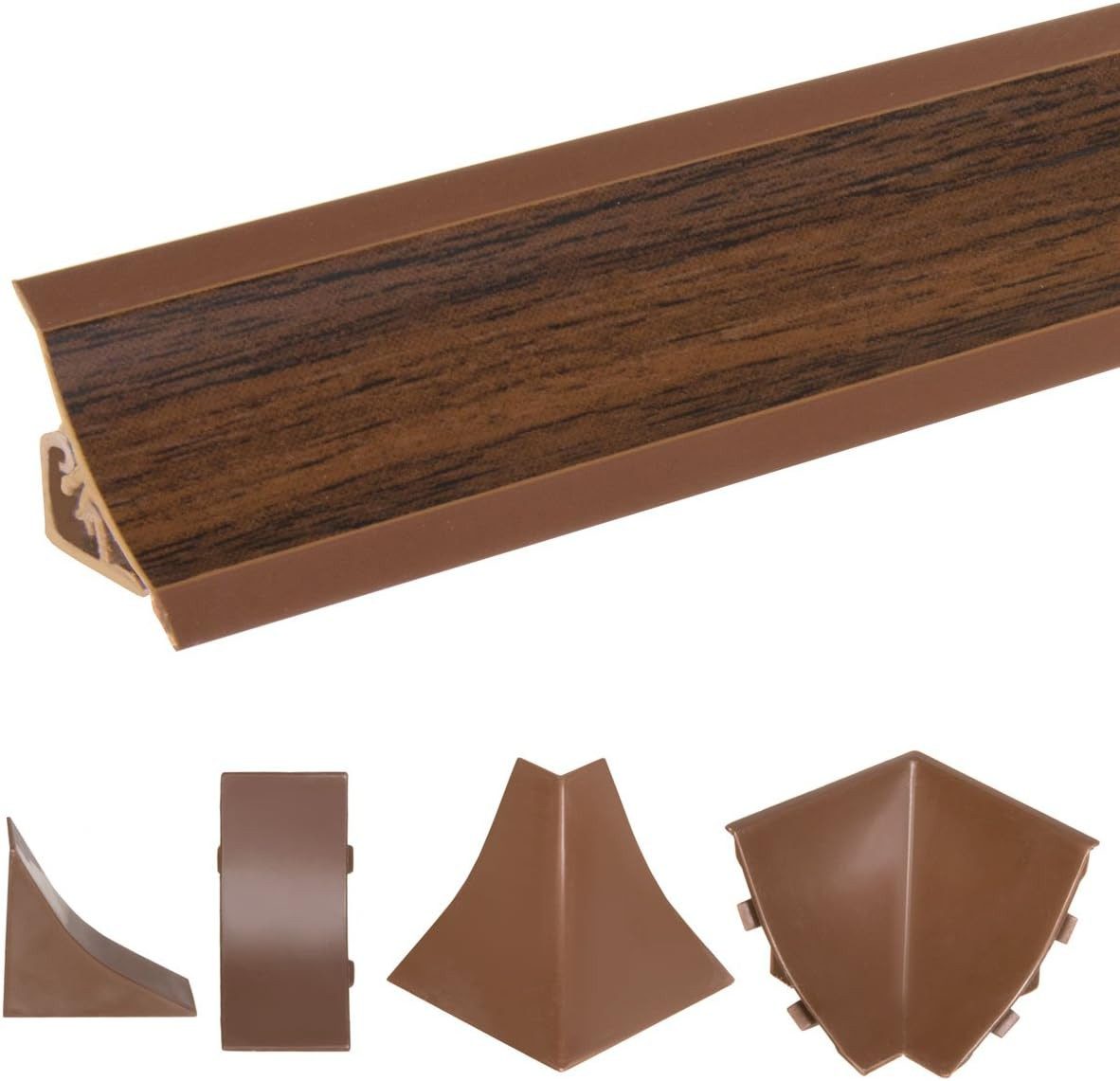 HOLZBRINK Abschlussleiste HOLZBRINK Küchenabschlussleiste Küchenleiste Nuss günstig online kaufen