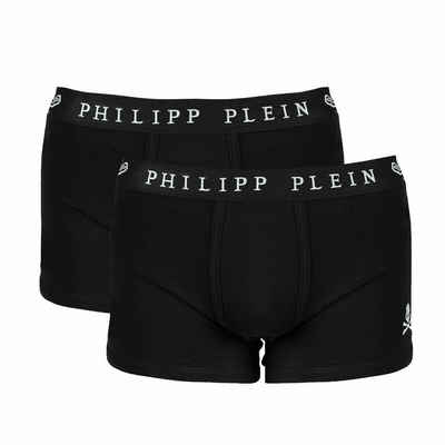 PHILIPP PLEIN Боксерські чоловічі труси, боксерки Philipp Plein Skull Print Herren 2pack boxers Schwarz