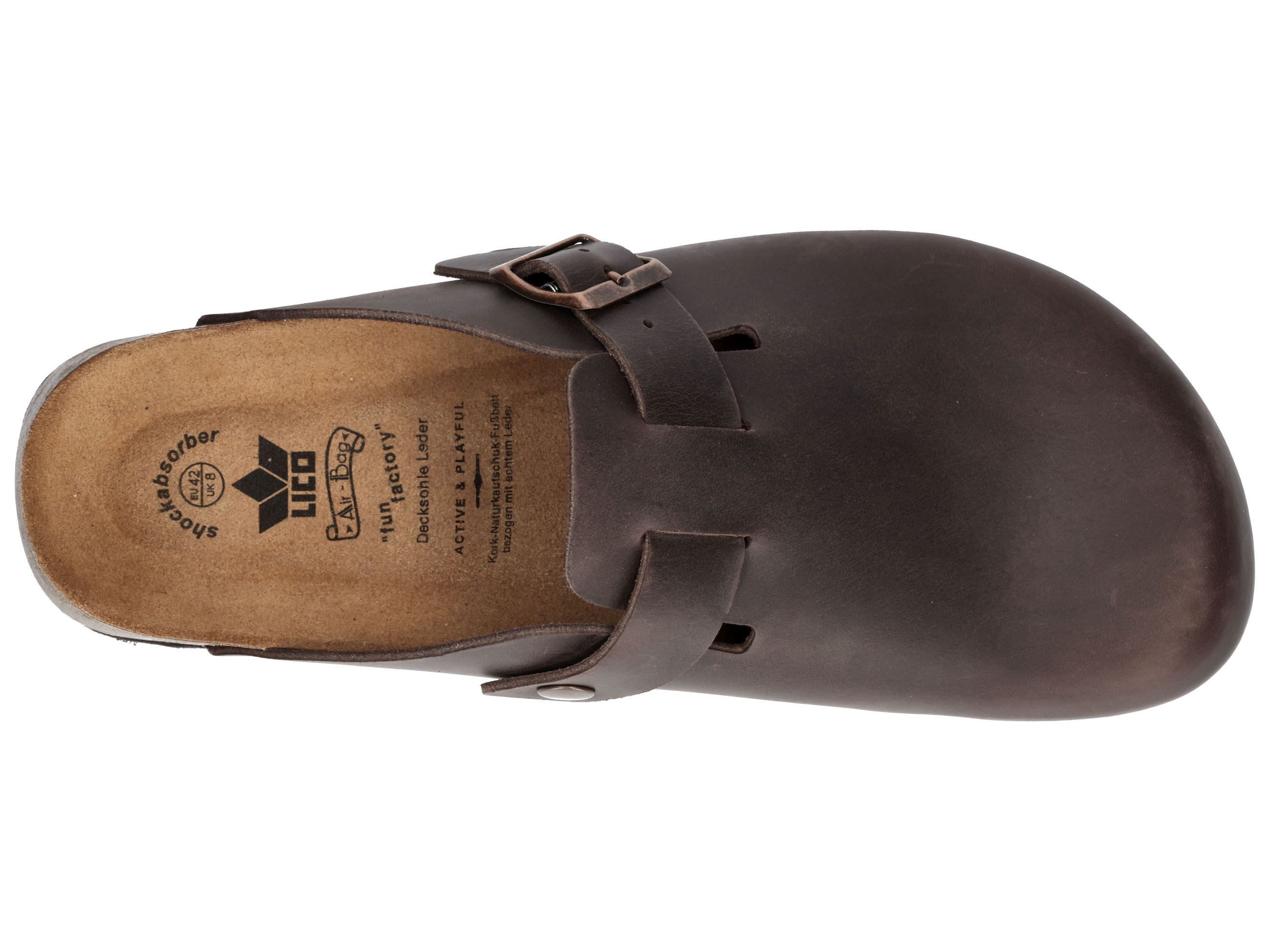 Lico Pantolette Bioline Clog Leather Pantolette