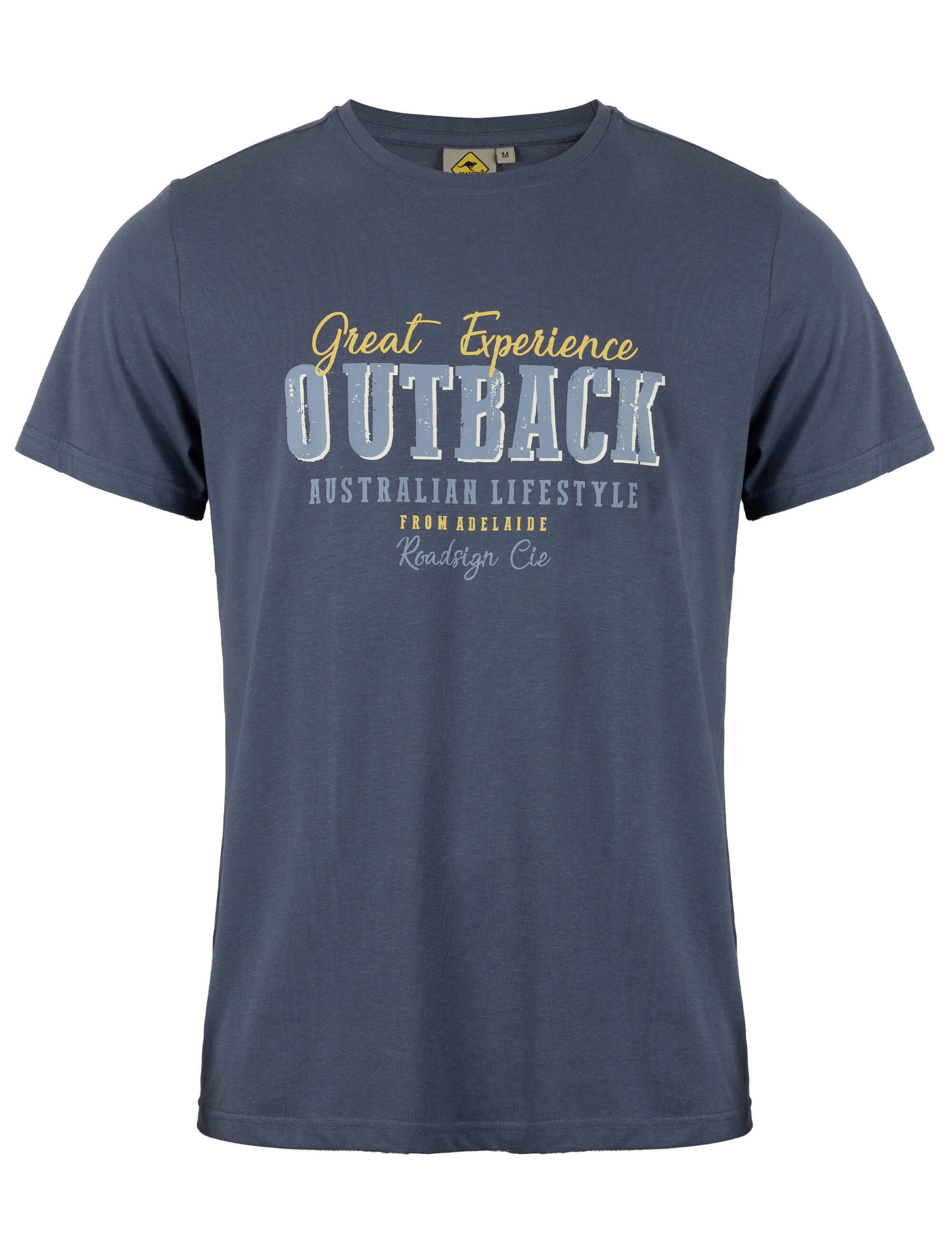 ROADSIGN australia T-Shirt Outback Mark (1, 1-tlg., 1) mit Outback Print, sportlicher Look, ideal für Freizeit & Urlaub