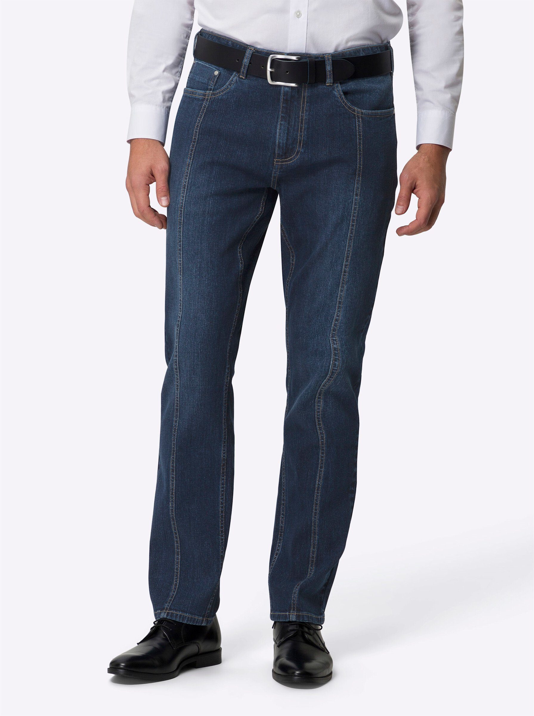 Sieh an! Bequeme Jeans blue-stone-washed | Jeans