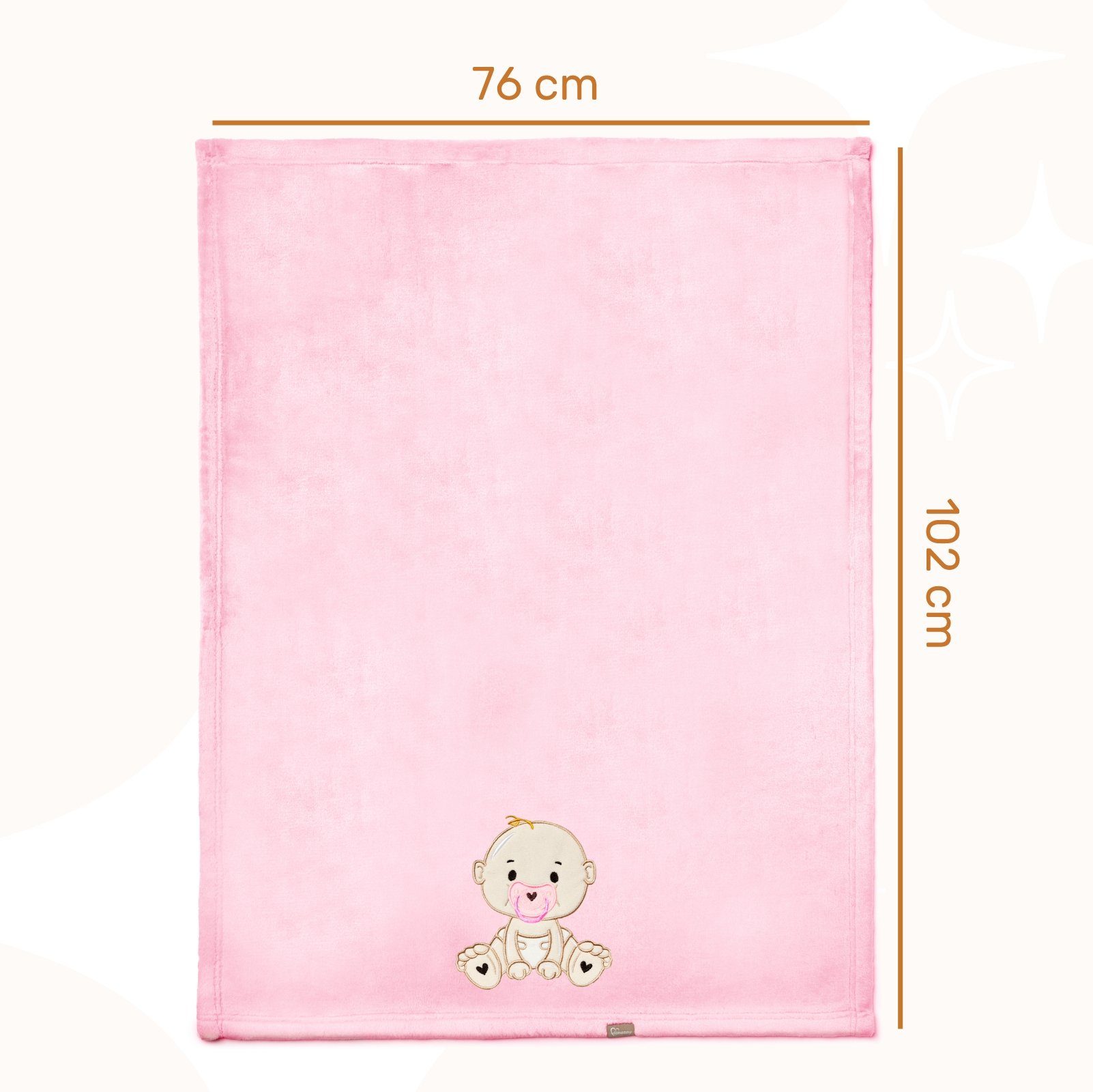 Wohndecke Warme Kuscheldecke Babydecke Blanket Baby Geschenk BE20-168, Be M günstig online kaufen