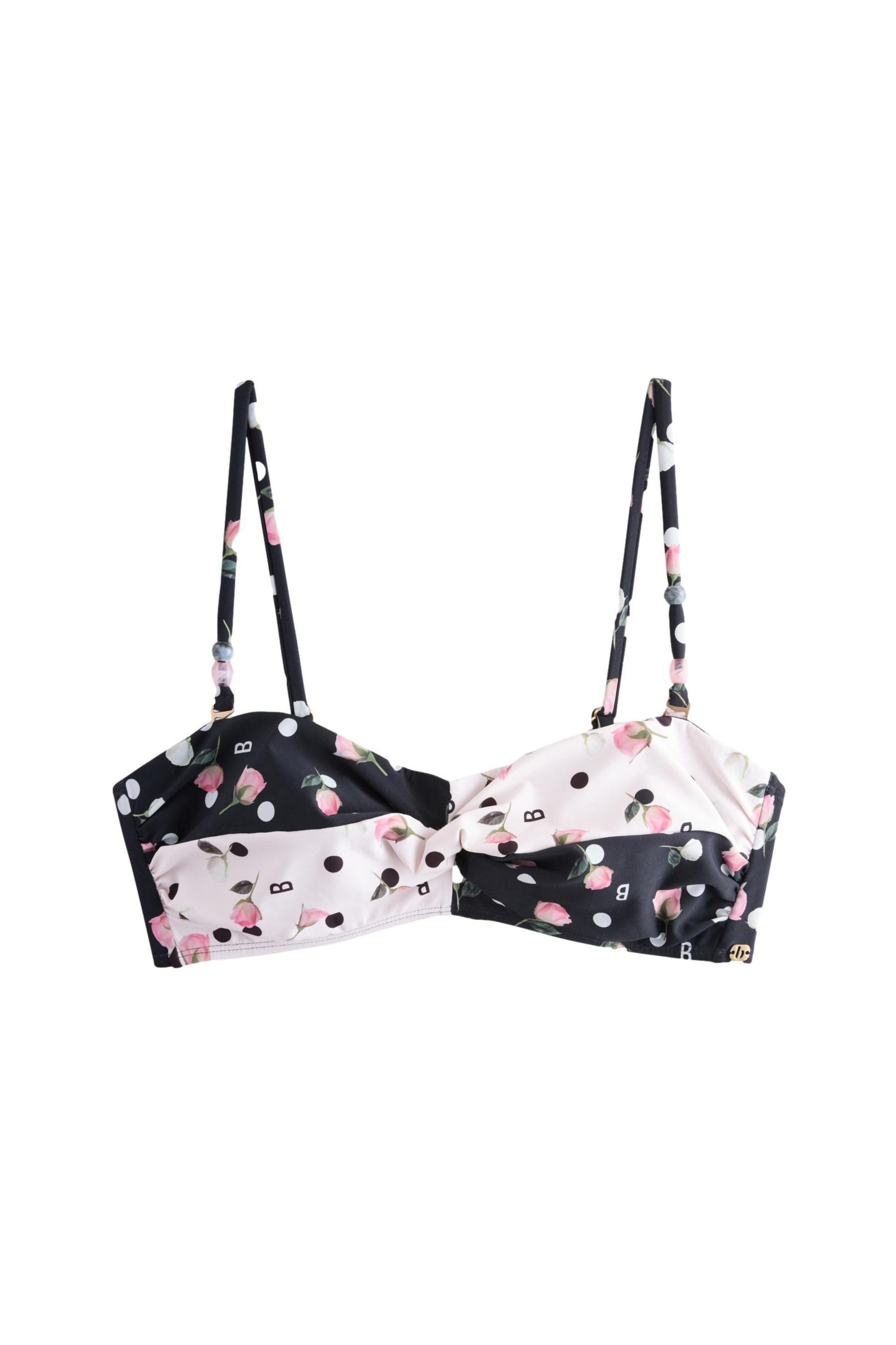 Bügel-Bandeau-Bikini-Top B By Ted Baker Bandeau-Bikinitop, Bügel + Punkte