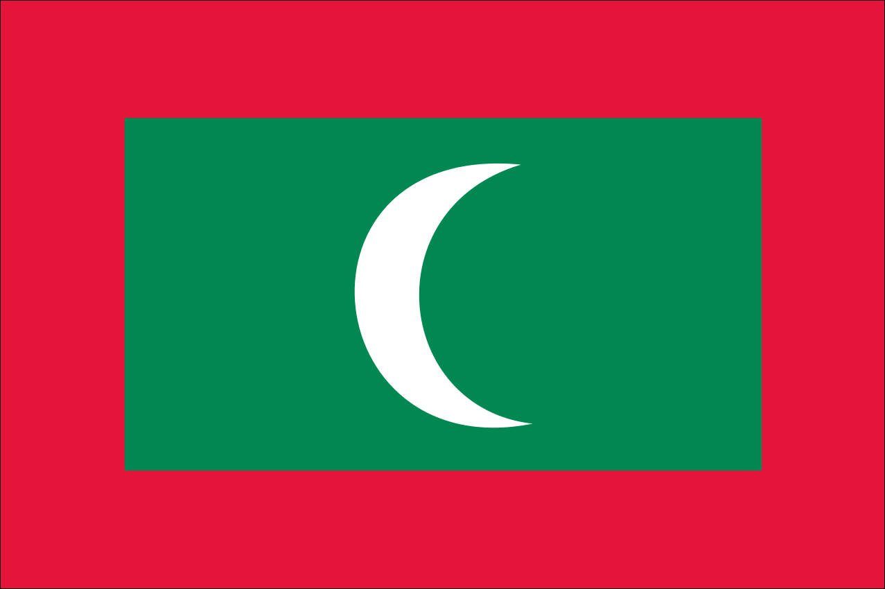 flaggenmeer Flagge Malediven 80 g/m²