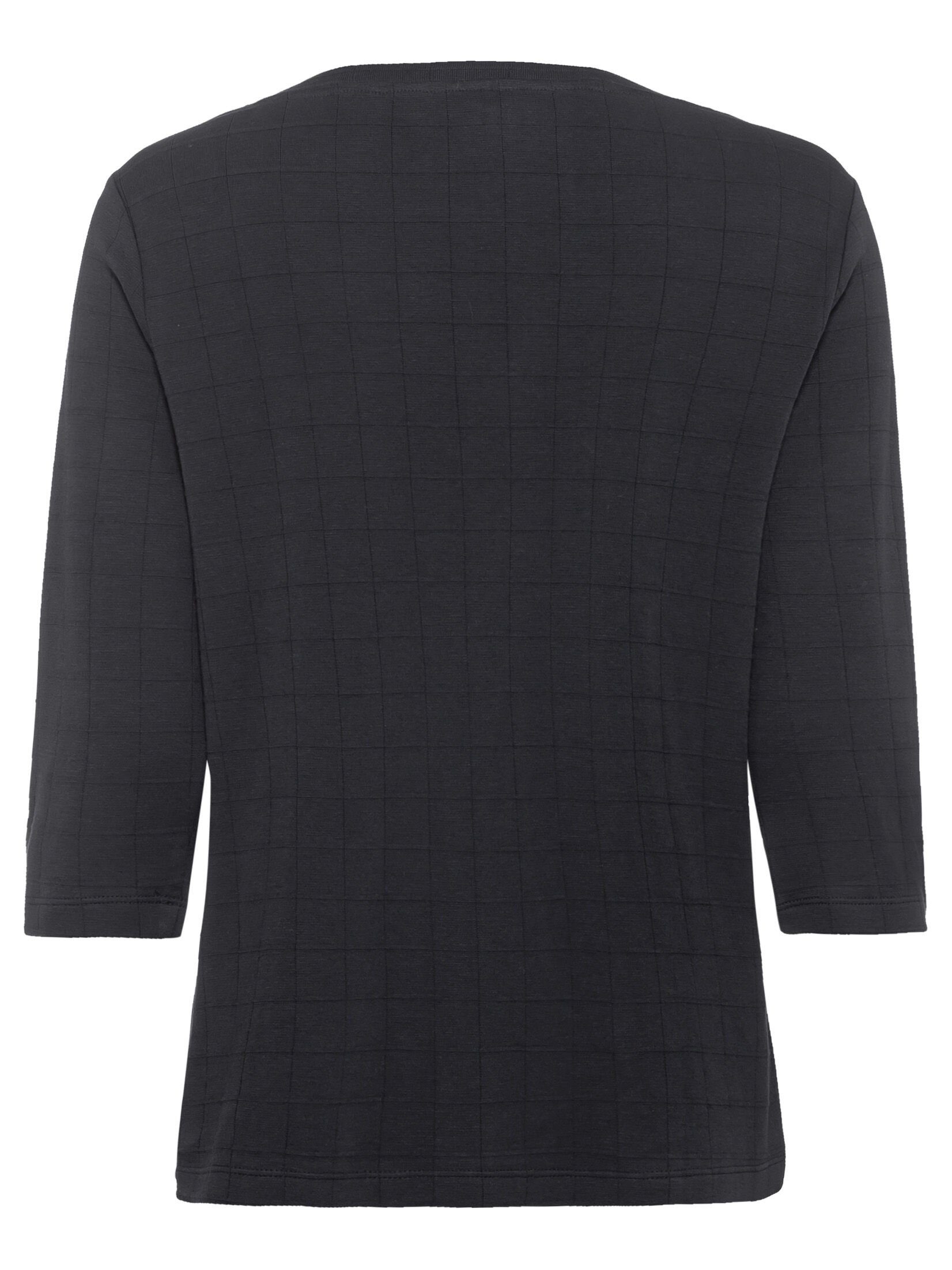 Olsen Rundhalsshirt (1-tlg) mit Karomuster günstig online kaufen