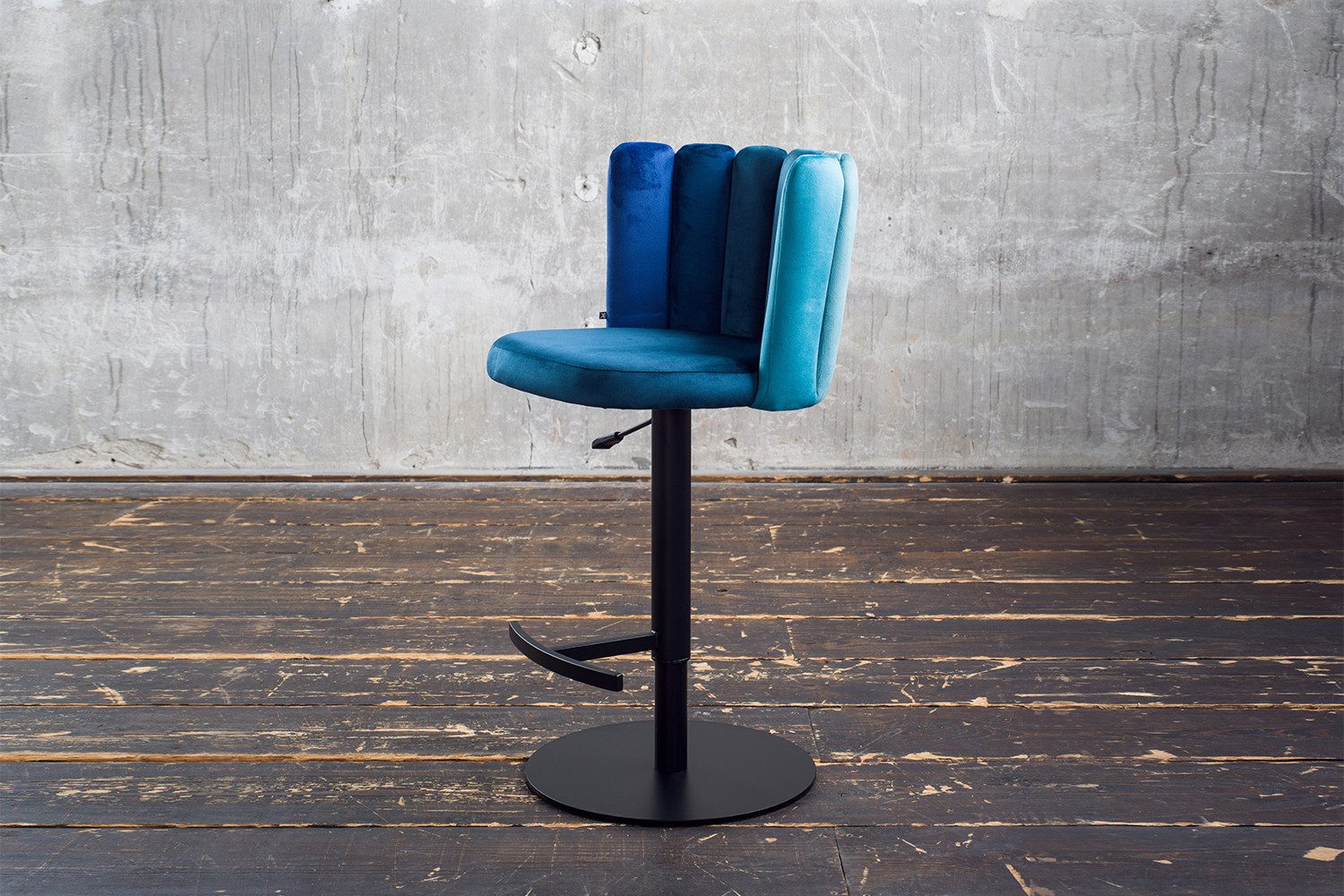 KAWOLA Bistrostuhl JADA (1 St), Drehstuhl höhenverstellbar Velvet verschiedene Farben