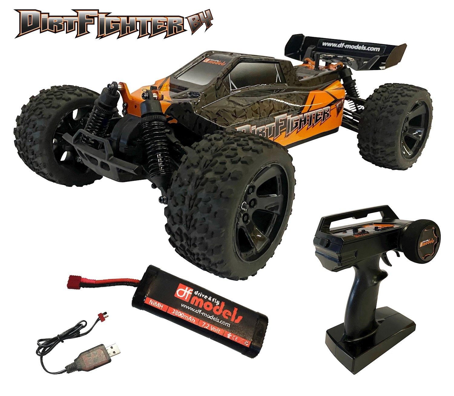 RC-Quadrocopter DF Models RC Buggy DirtFighter BY RTR 4WD 1:10 RTR