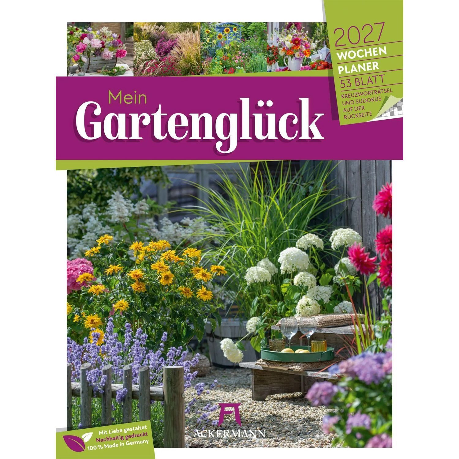Ackermann Gartenglück Wochenplaner Kalender 2027