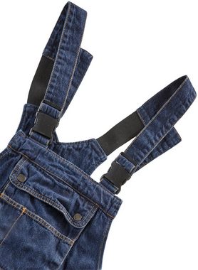 Northern Country Latzhose Worker Jeans (aus 100% Baumwolle, robuster Jeansstoff, comfort fit) mit dehnbarem Bund, 11 Taschen, strapazierfähig und langlebig