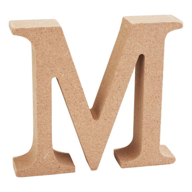VBS Deko-Buchstaben Buchstaben MDF, 8 cm x 1,5 cm