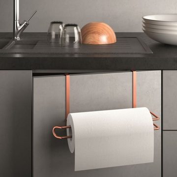 Metaltex Küchenrollenhalter Papierrollenhalter Easy Roll kupfer