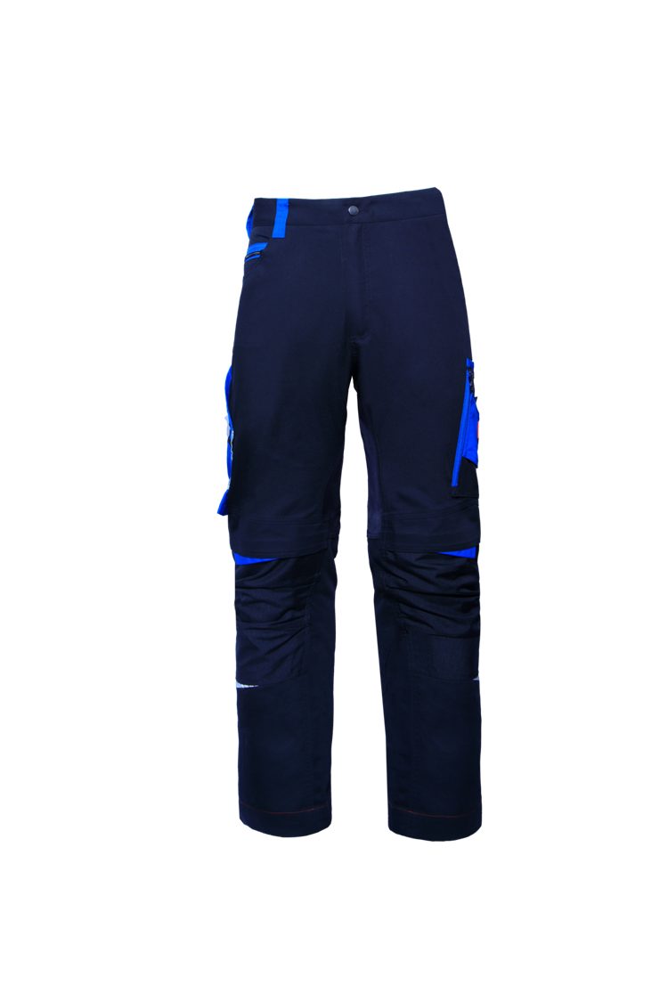 COMPA workwear Arbeitshose Stretcheinsatz an der Hinterhose Anthrazit Tintenblau