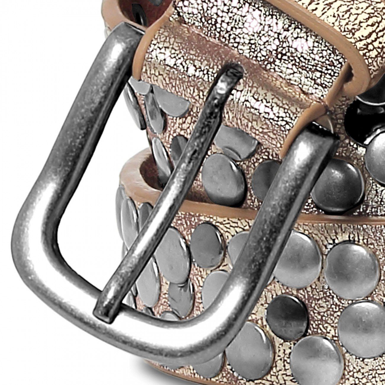 Caspar Nietengürtel GU224 schmaler Damen Vintage günstig online kaufen