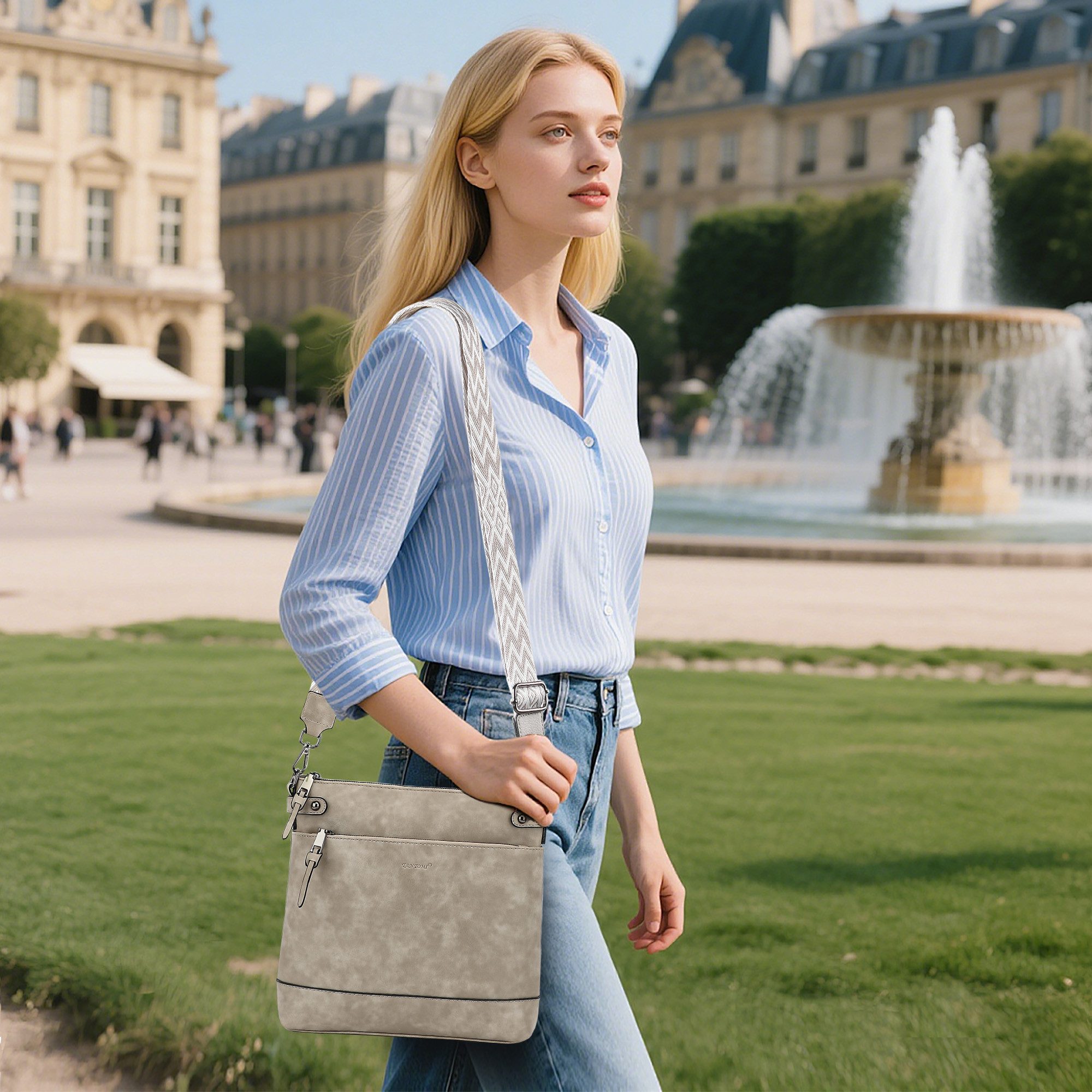 TAN.TOMI Umhängetasche Damen Mittel Crossbody Bag Leicht Schultertasche Tas günstig online kaufen