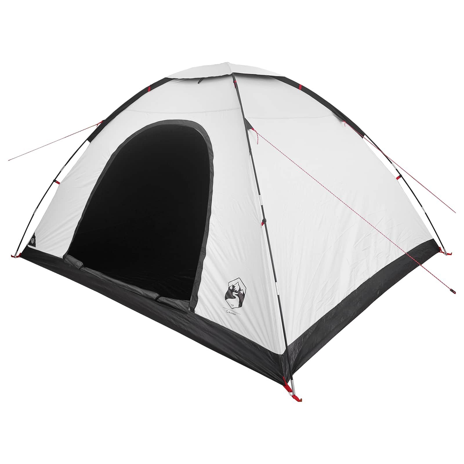 vidaXL Kuppelzelt Campingzelt 6 Personen Weiß Blackout, (1 tlg)