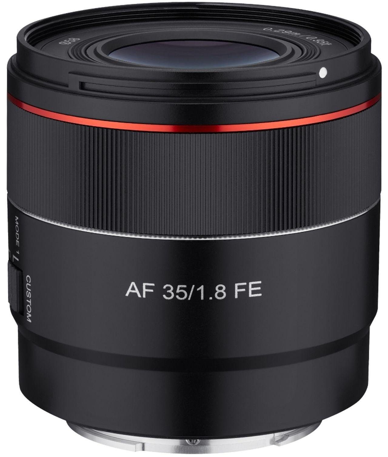 f1,8 Sony FE AF 35mm Samyang für Objektiv E