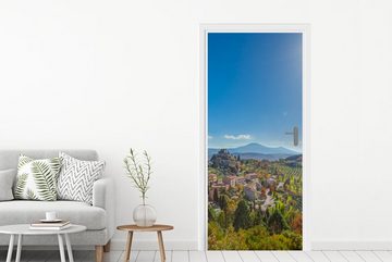 MuchoWow Türtapete Toskana - Italien - Sonne, Matt, bedruckt, (1 St), Fototapete für Tür, Türaufkleber, 75x205 cm