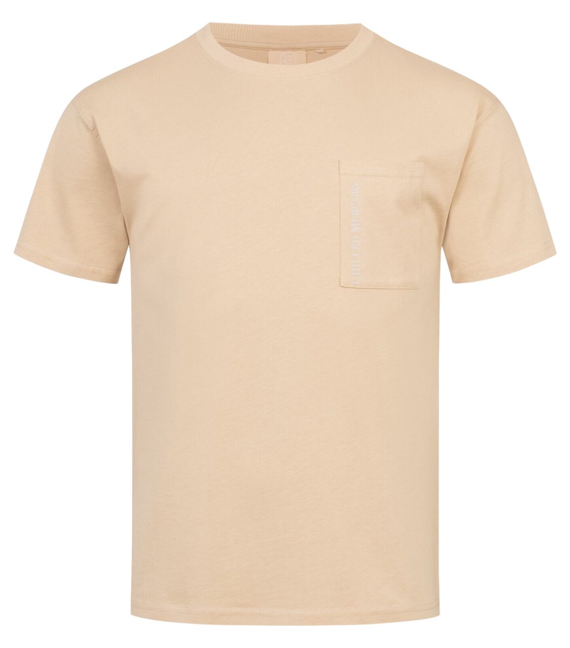 mit Rundhals - (2-tlg) Baumwolle Mercury Brusttasche Chilled T-Shirt Körperkomfort 3 Freizeit 2 Shirt
