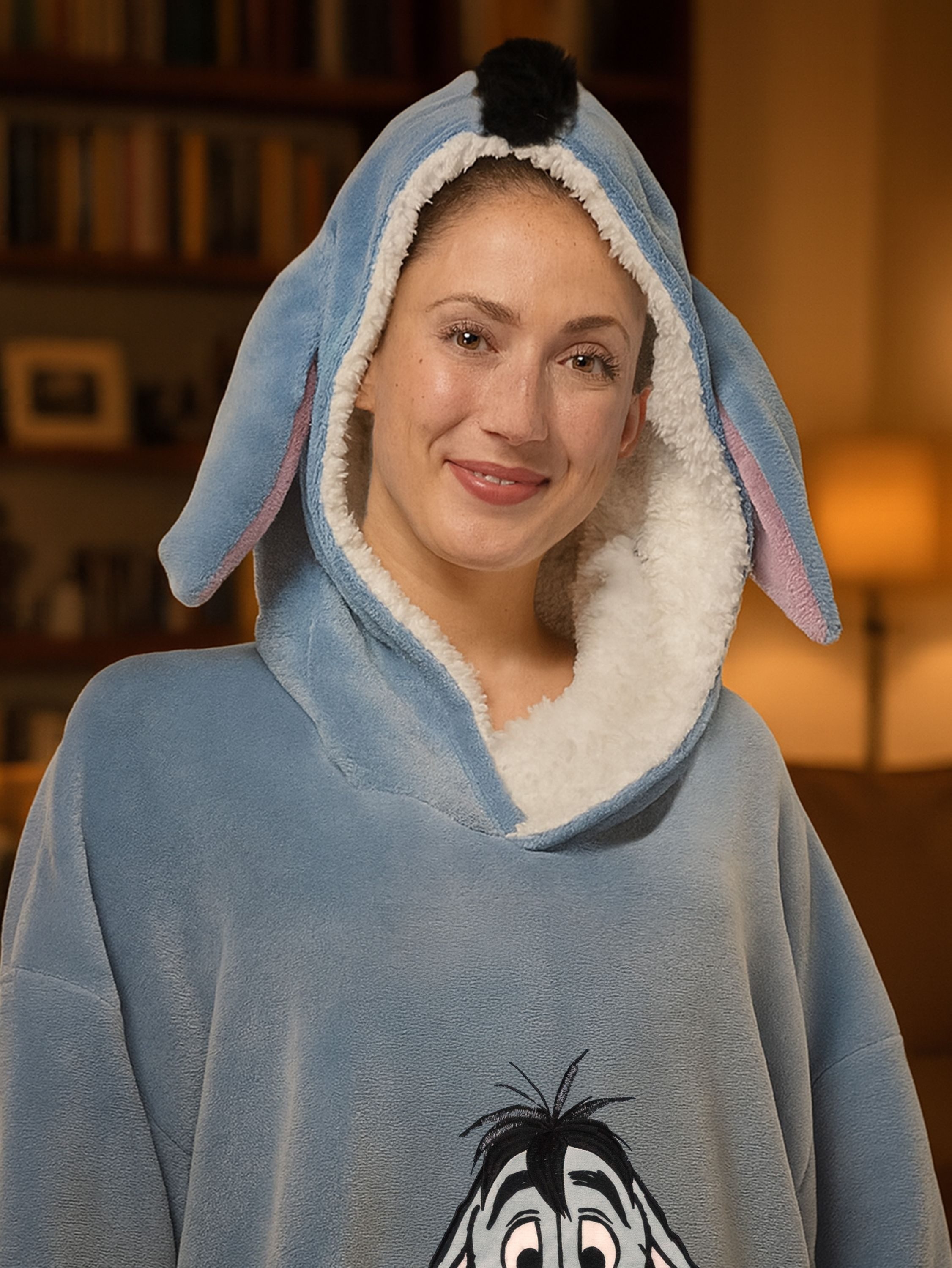 United Labels® Kapuzenpullover I-Aah Esel Oversize Cozy Hoodie Übergroße Wi günstig online kaufen