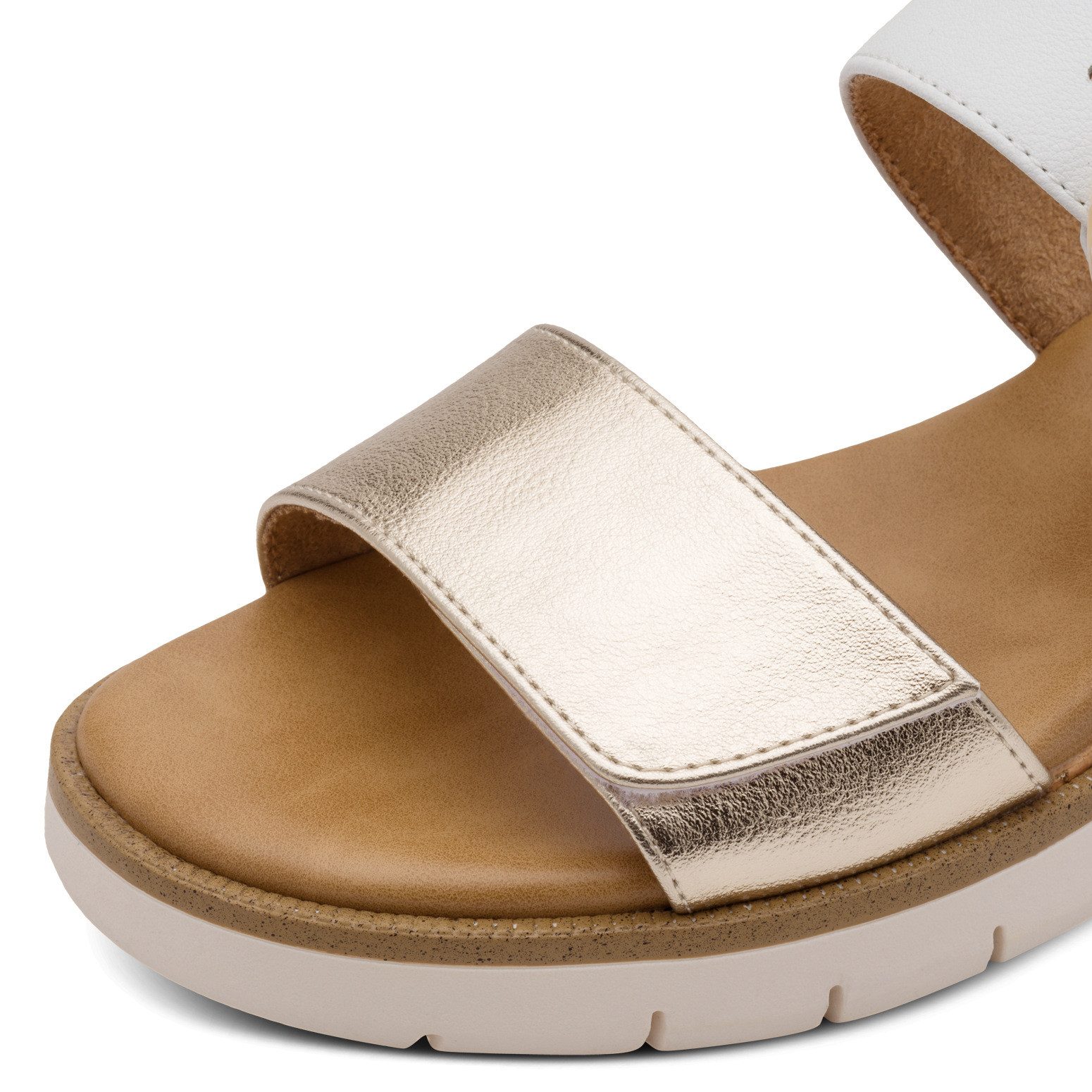 MARCO TOZZI Keilsandalette Riemchensandale, Sommerschuh in veganer Verarbeitung