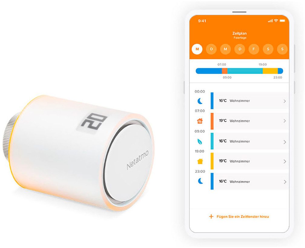 Netatmo Raumthermostat Smartes Heizkörperthermostat günstig online kaufen