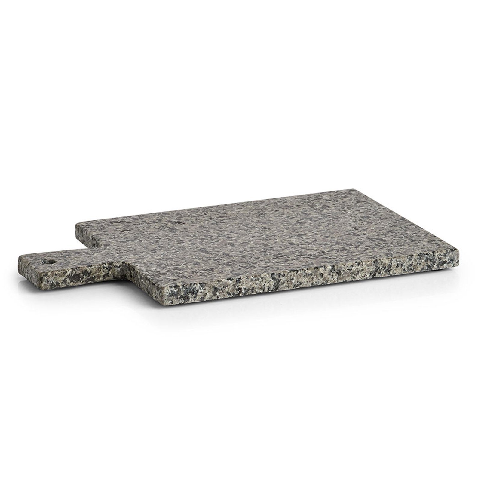 Zeller Present Servierplatte Servierplatte mit Servierbrett Granit Griff Naturstein, Granit, mit (1-tlg), rechteckige Granit, Griff Servierplatte aus