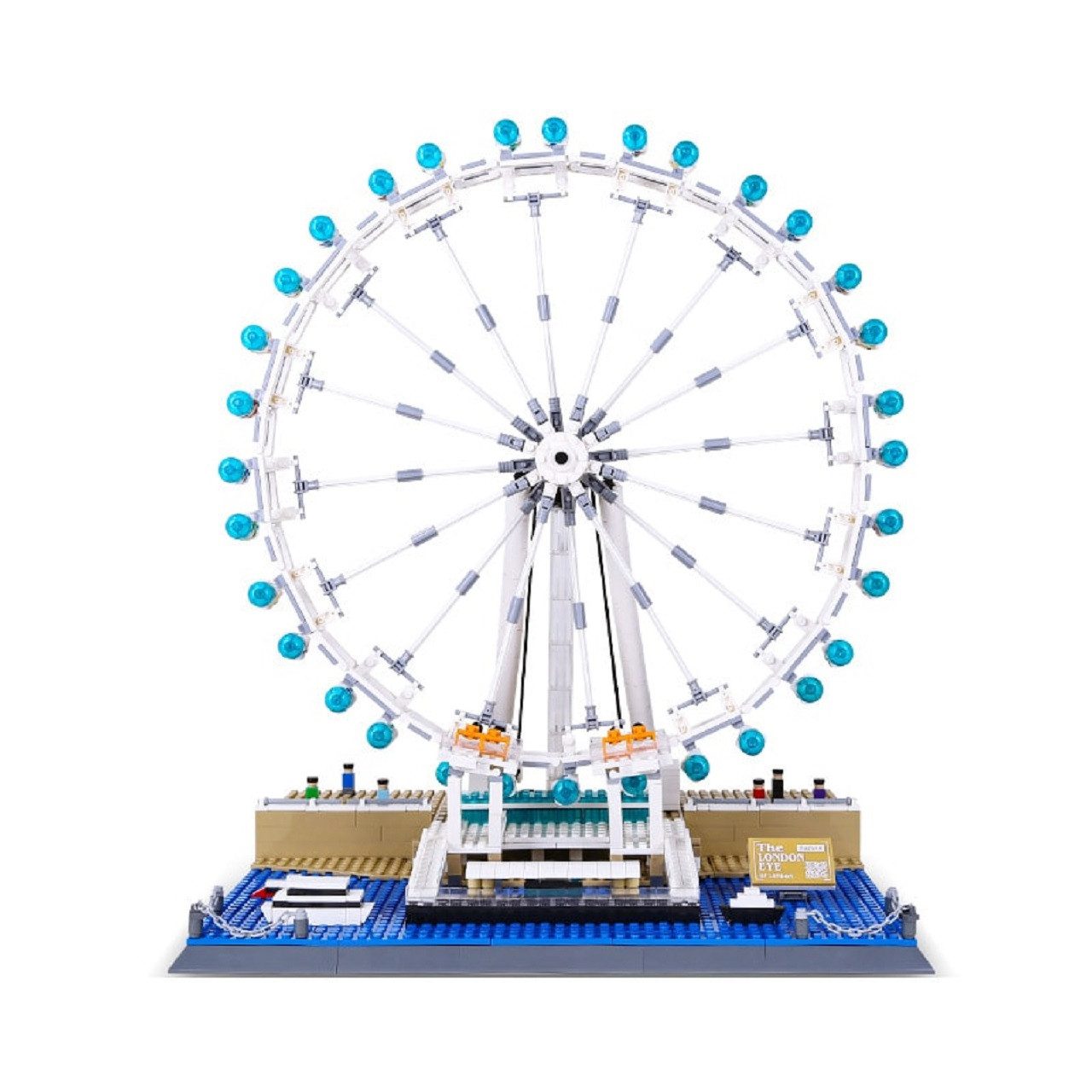 Wange Wange 6215 London Eye 1.528 Teile Millenium Wheel Riesenrad Konstruktions-Spielset, (1528 St)