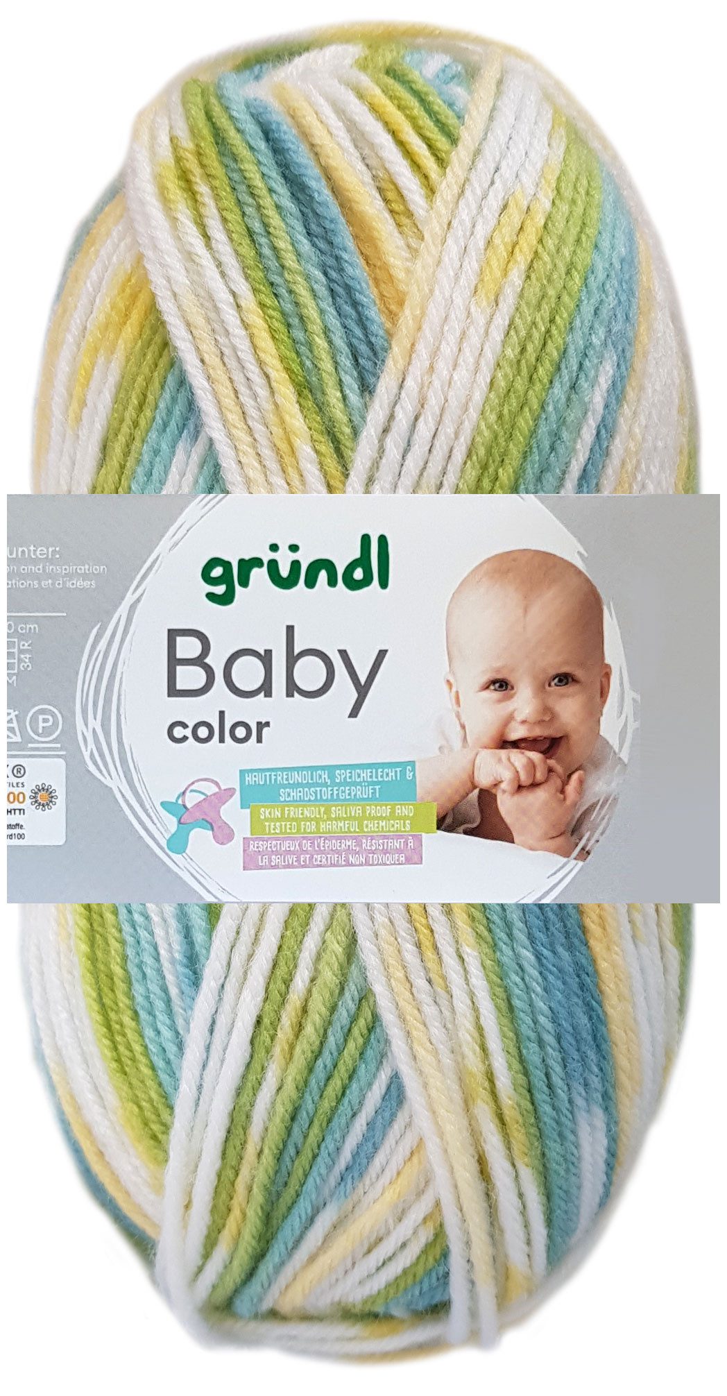 Gründl 50 Gramm Gründl Baby Color Bastelgarn