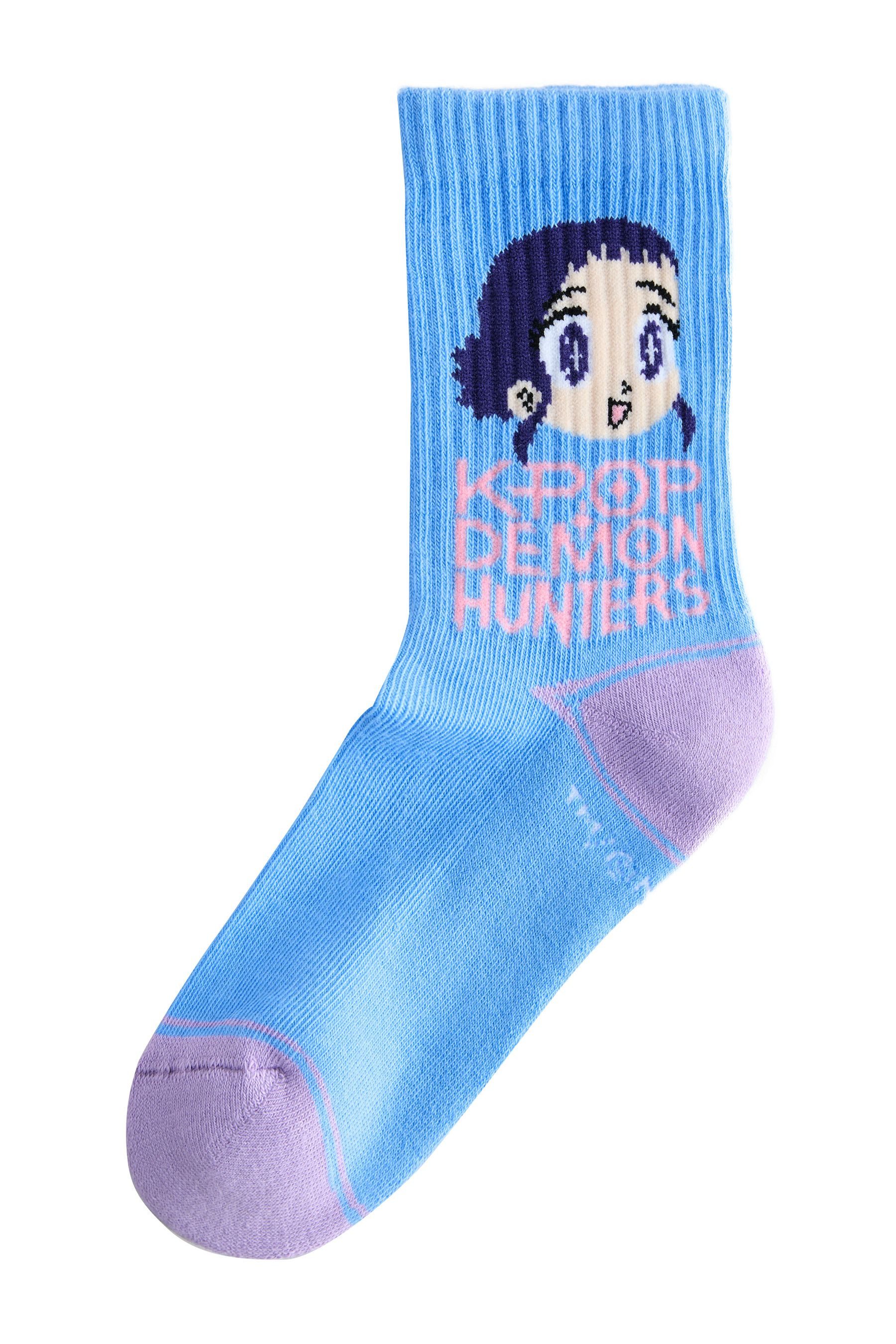 Next Kurzsocken 3er-Pack gerippte Söckchen, KPOP Demon Hunters (3-Paar)