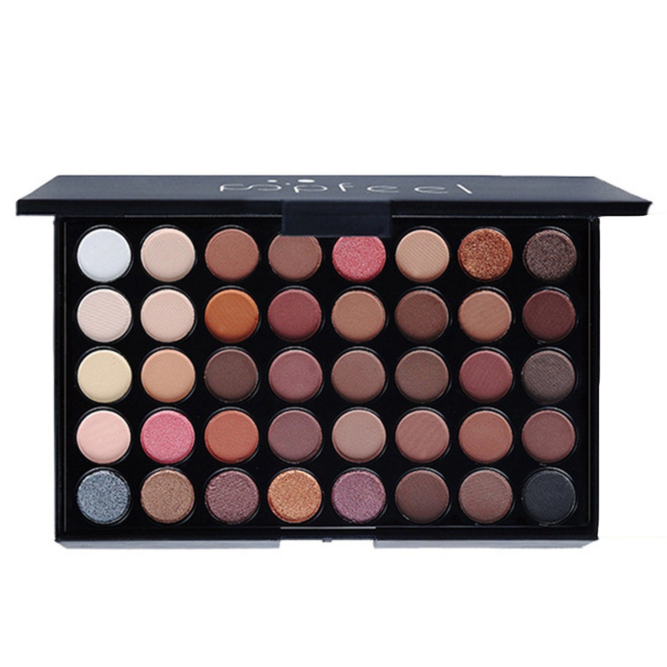 Glamuf Lidschatten-Palette 40 Farben Lidschattenpalette,Make-up-Palette,matte und schimmernd, All-in-One-Augen-Make-up,Farblich abgestimmtes Augen-Make-up
