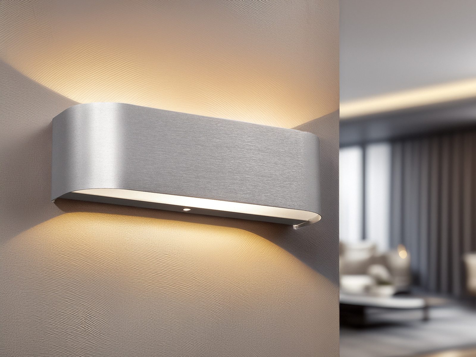 TRIO Leuchten LED Wandleuchte, Up & Down Beleuchtung, LED fest integriert, günstig online kaufen