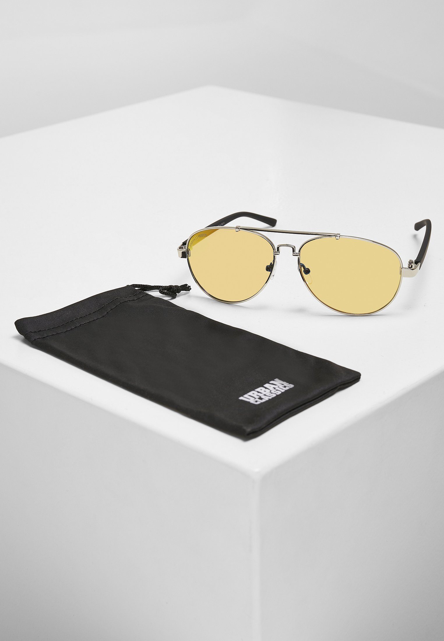 URBAN CLASSICS Sonnenbrille Accessoires Sunglasses Mumbo Mirror UC silver/orange