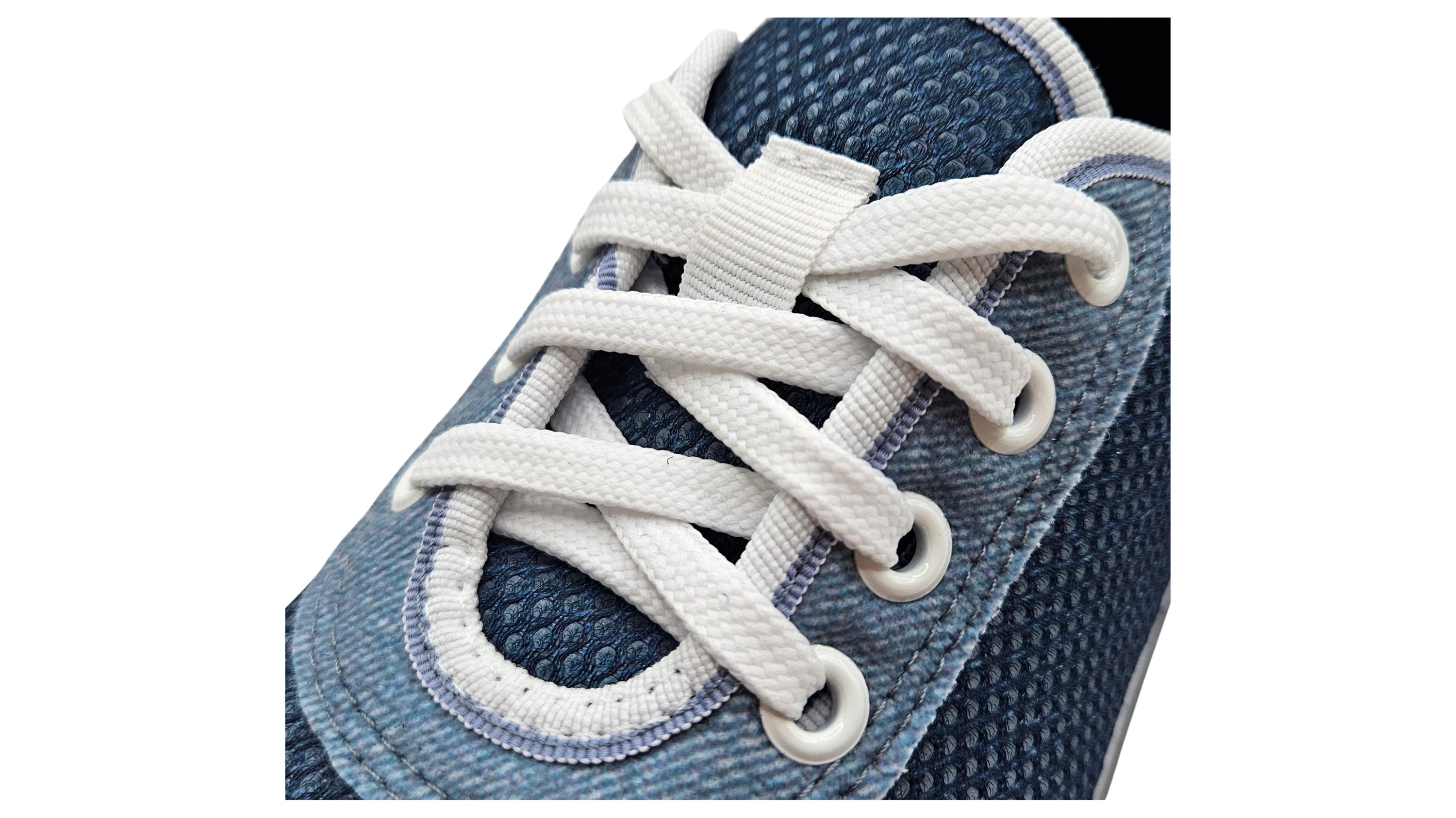 pifit! Sneaker "air", Mesh-Stretchmaterial, jeansblau Barfußschuh leichtfüßig durch Frühling und Sommer