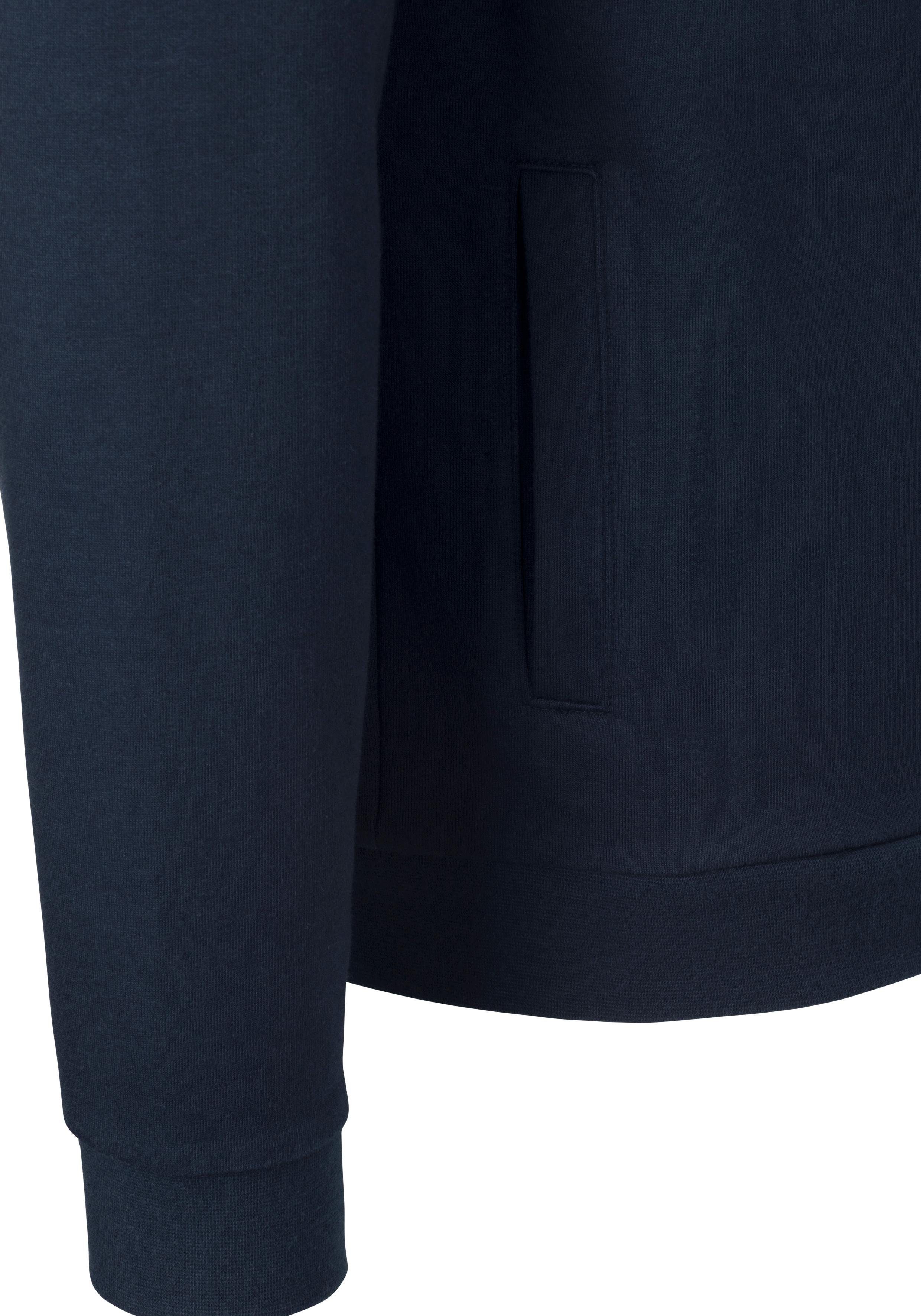 Bench. Loungewear Sweatjacke mit seitlichen Eingrifftaschen, aus leichter und bequemer Sweatware