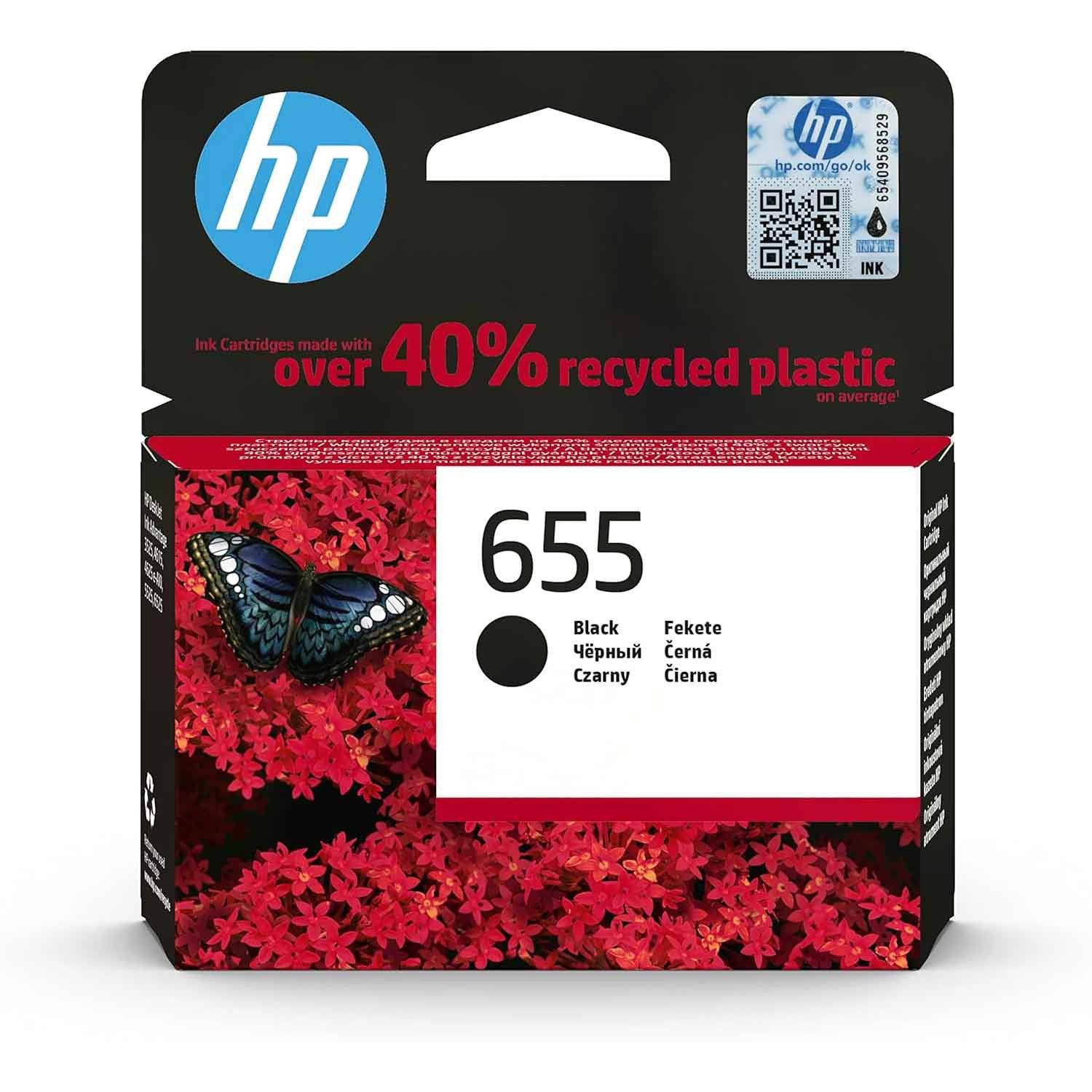 HP 655 Tintenpatrone schwarz Tintenpatrone