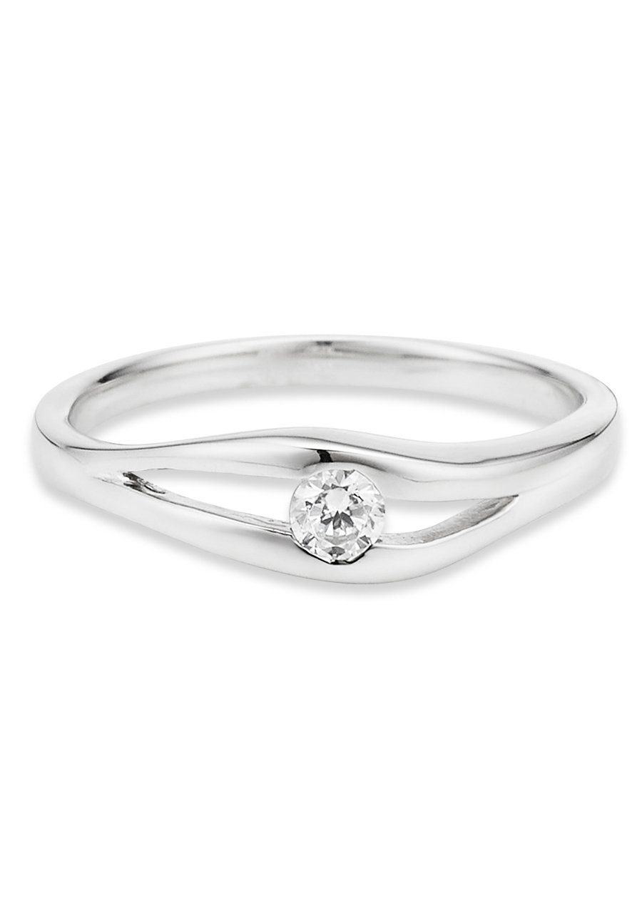 Bruno Banani Fingerring Schmuck Geschenk Silber 925 Damenring, mit Zirkonia (synth)