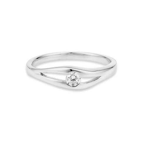 Bruno Banani Fingerring Schmuck Geschenk Silber 925 Damenring, mit Zirkonia (synth)