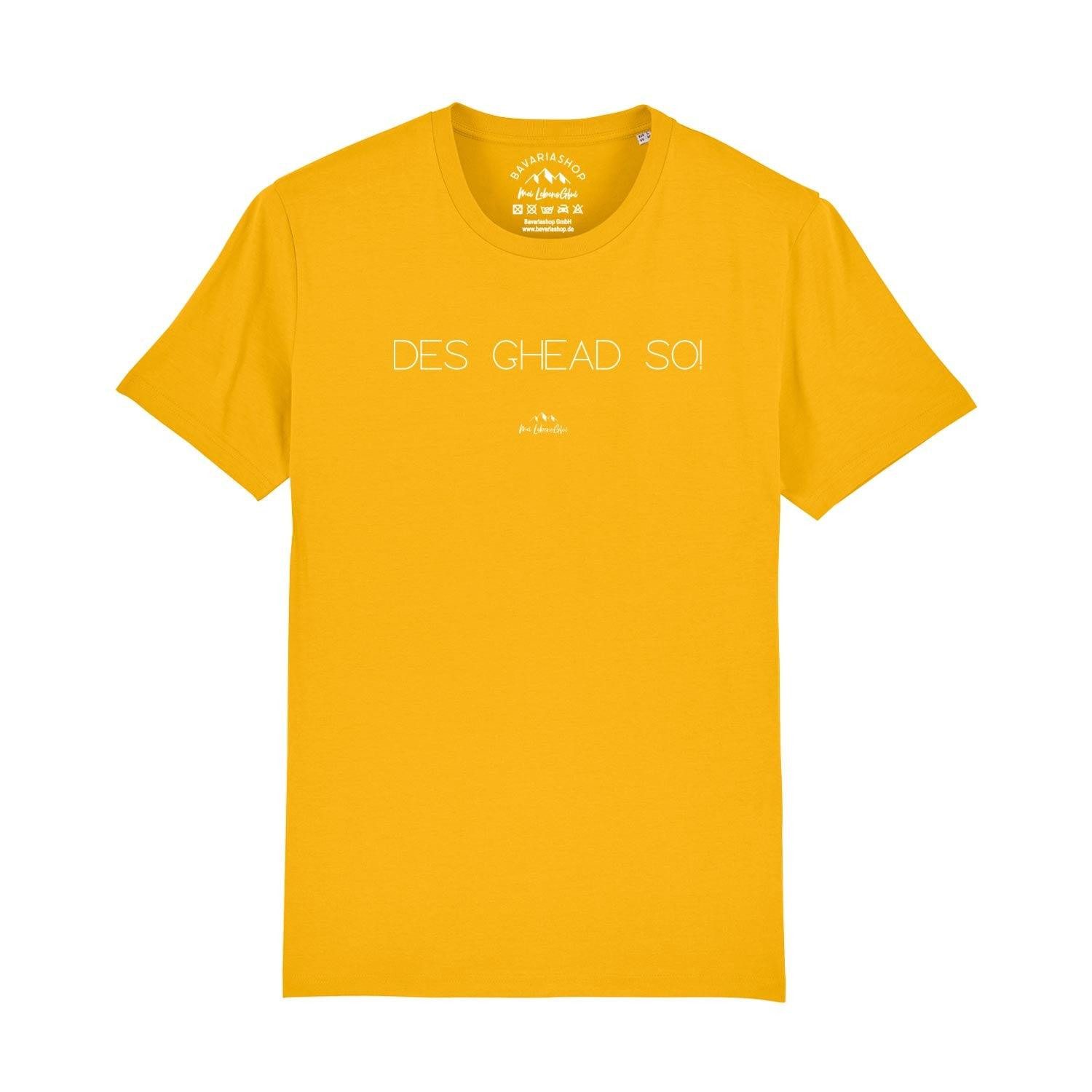 T-Shirt Herren T-Shirt "Des ghead so!"