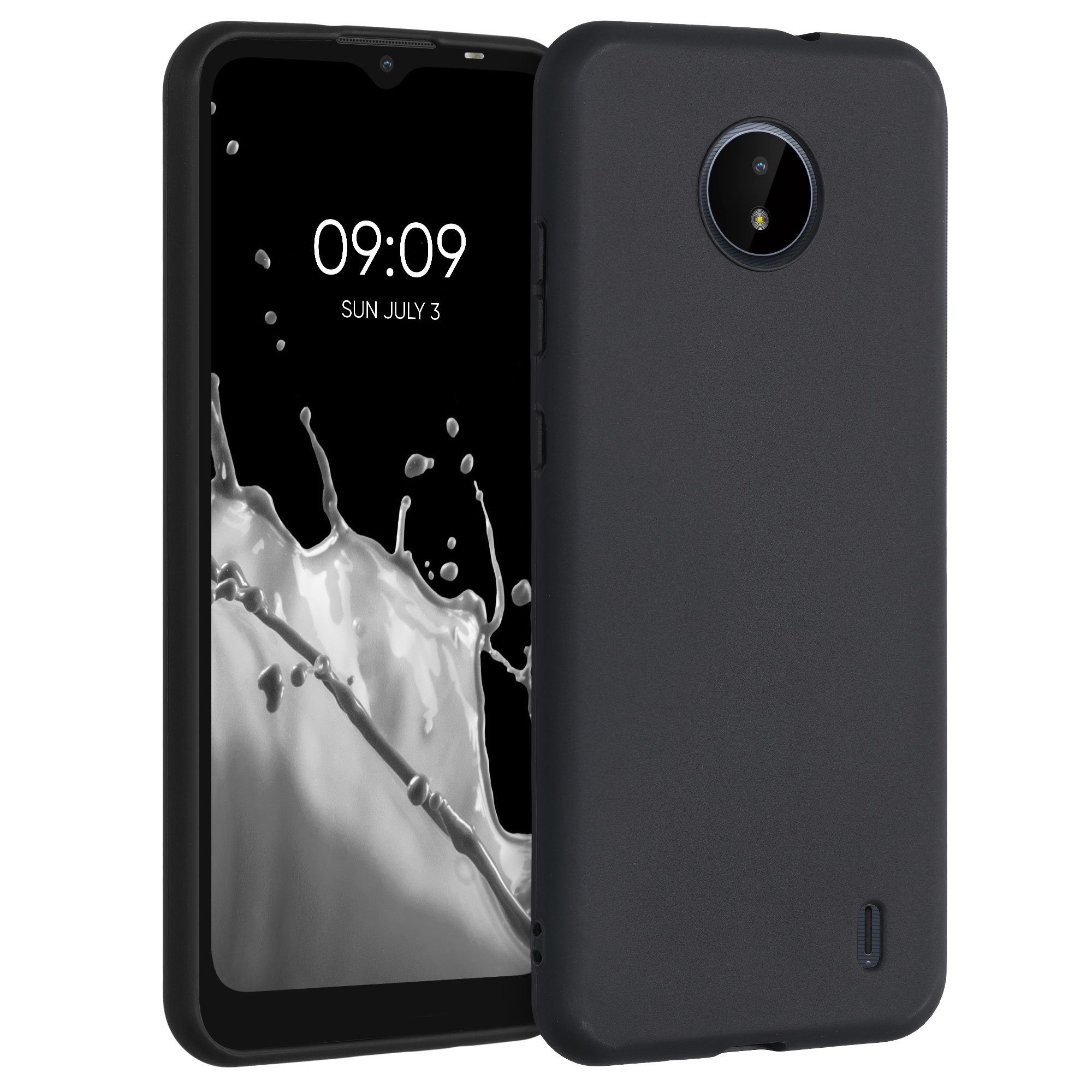 kwmobile Handyhülle Hülle für Nokia C20 / C10, Hülle Silikon - Soft Handyhülle - Handy Case Cover
